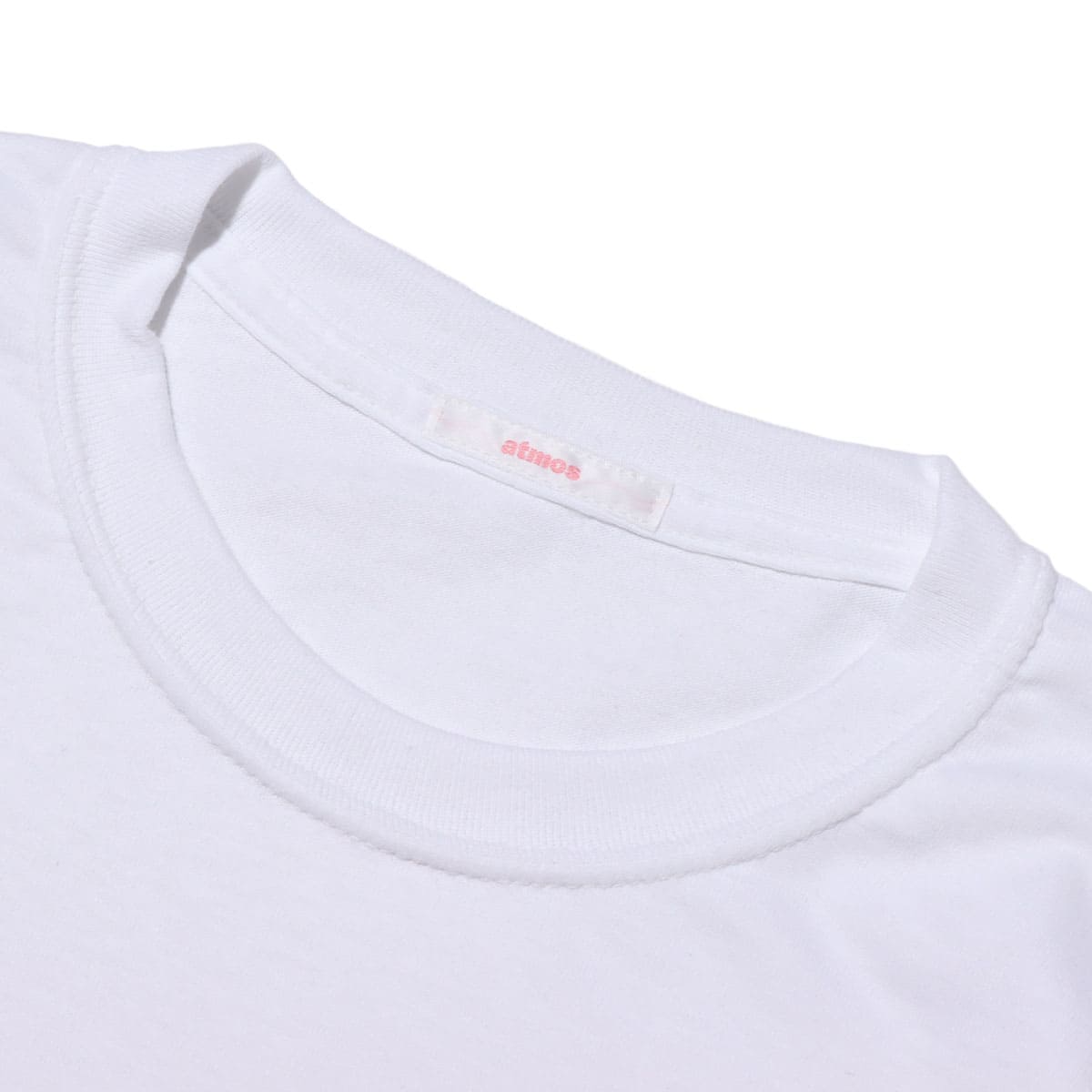 チャライダー × atmos pink ボックスロゴ Tシャツ WHITEの画像