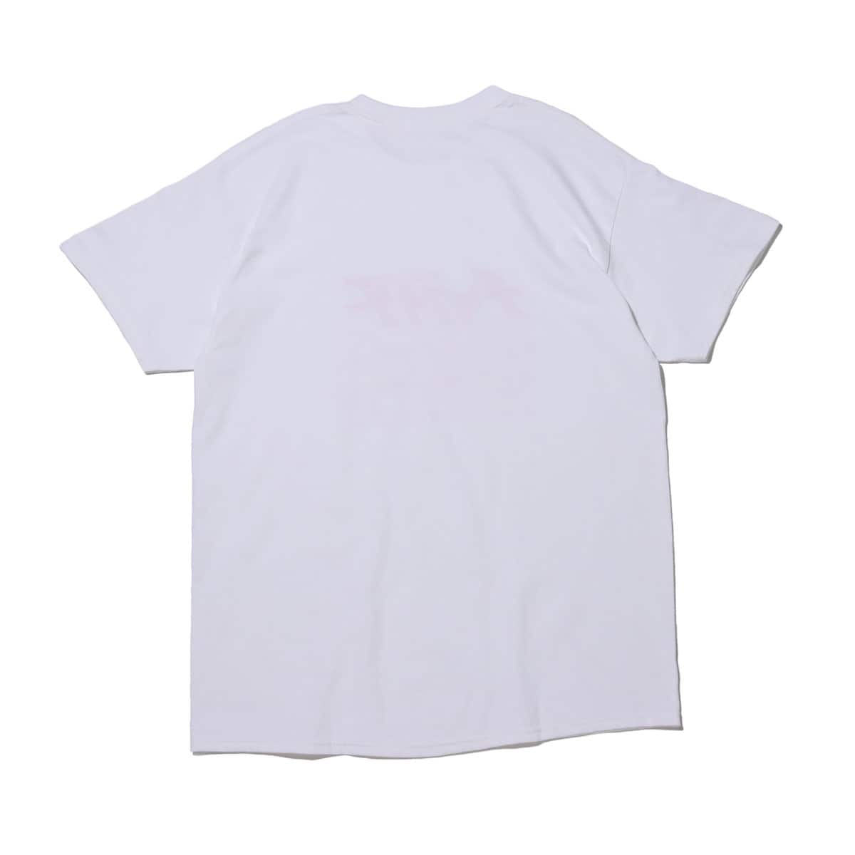 チャライダー × atmos pink フロントラインロゴ Tシャツ WHITEの画像