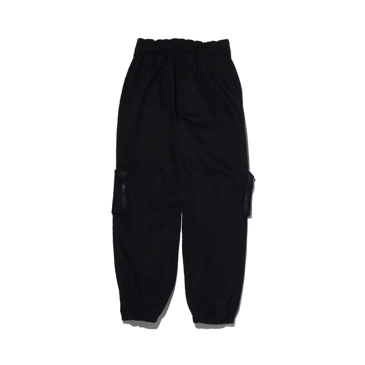 atmos pink YURIMOS ZIP POKET CARGO PANTS BLACK 20SP-S