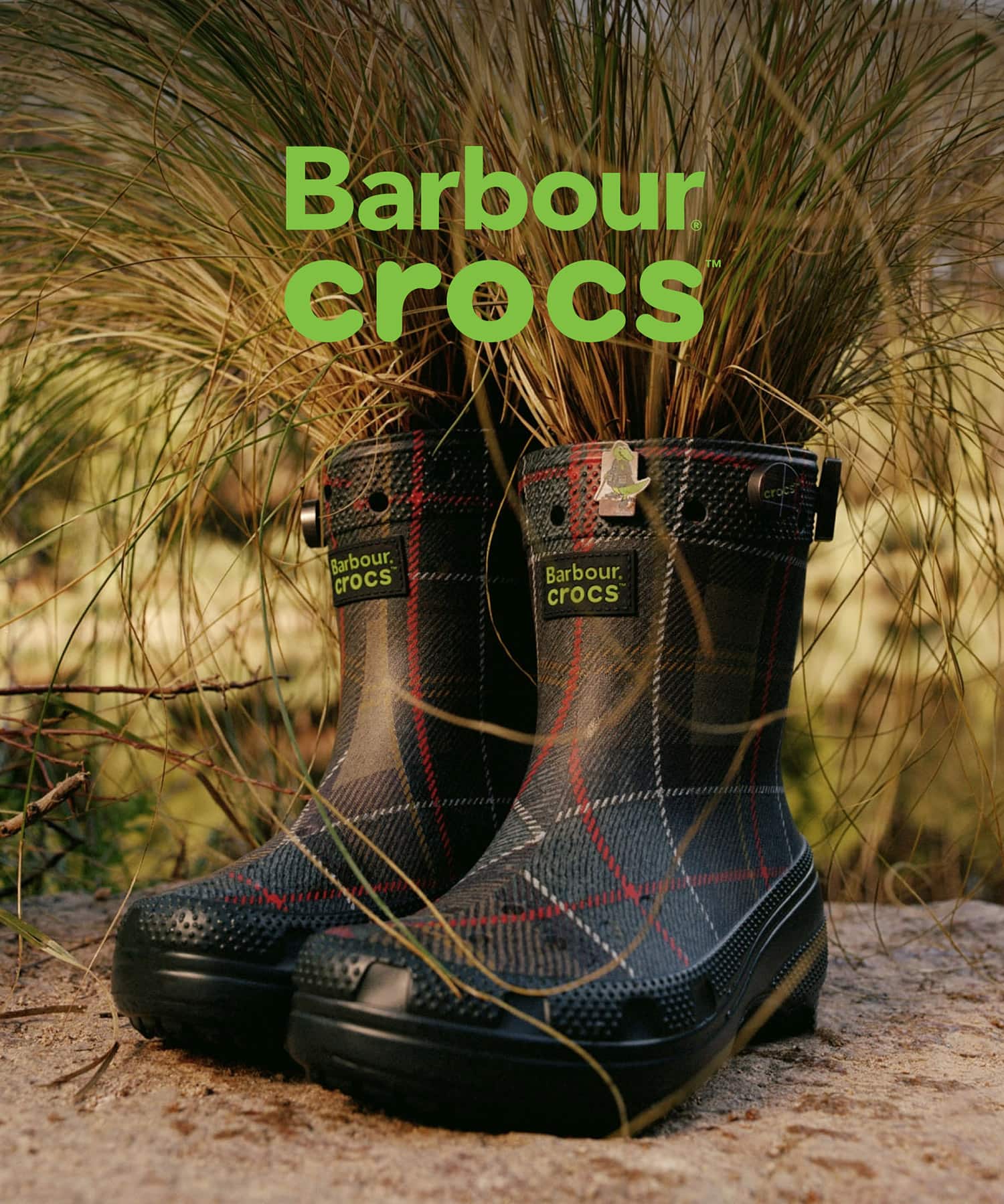 crocs x Barbour x Classic Boot Kelpの画像