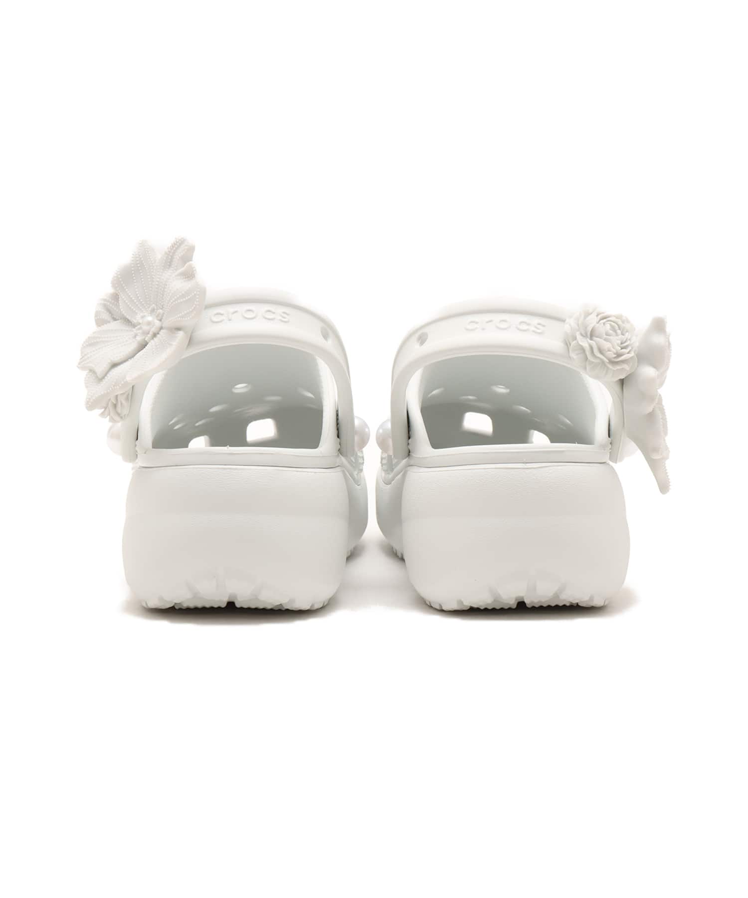 crocs Classic Platform Bouquet Clog Moonlightの画像