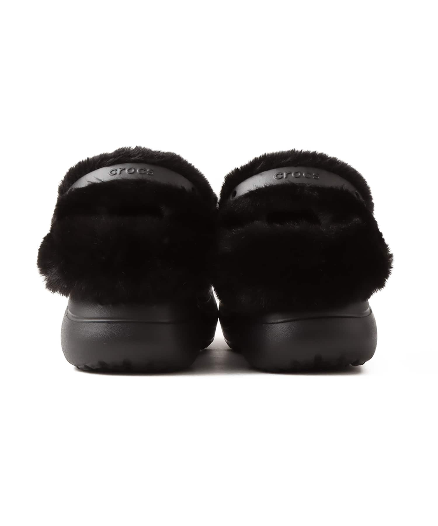 crocs Bae Lined Clog Blackの画像