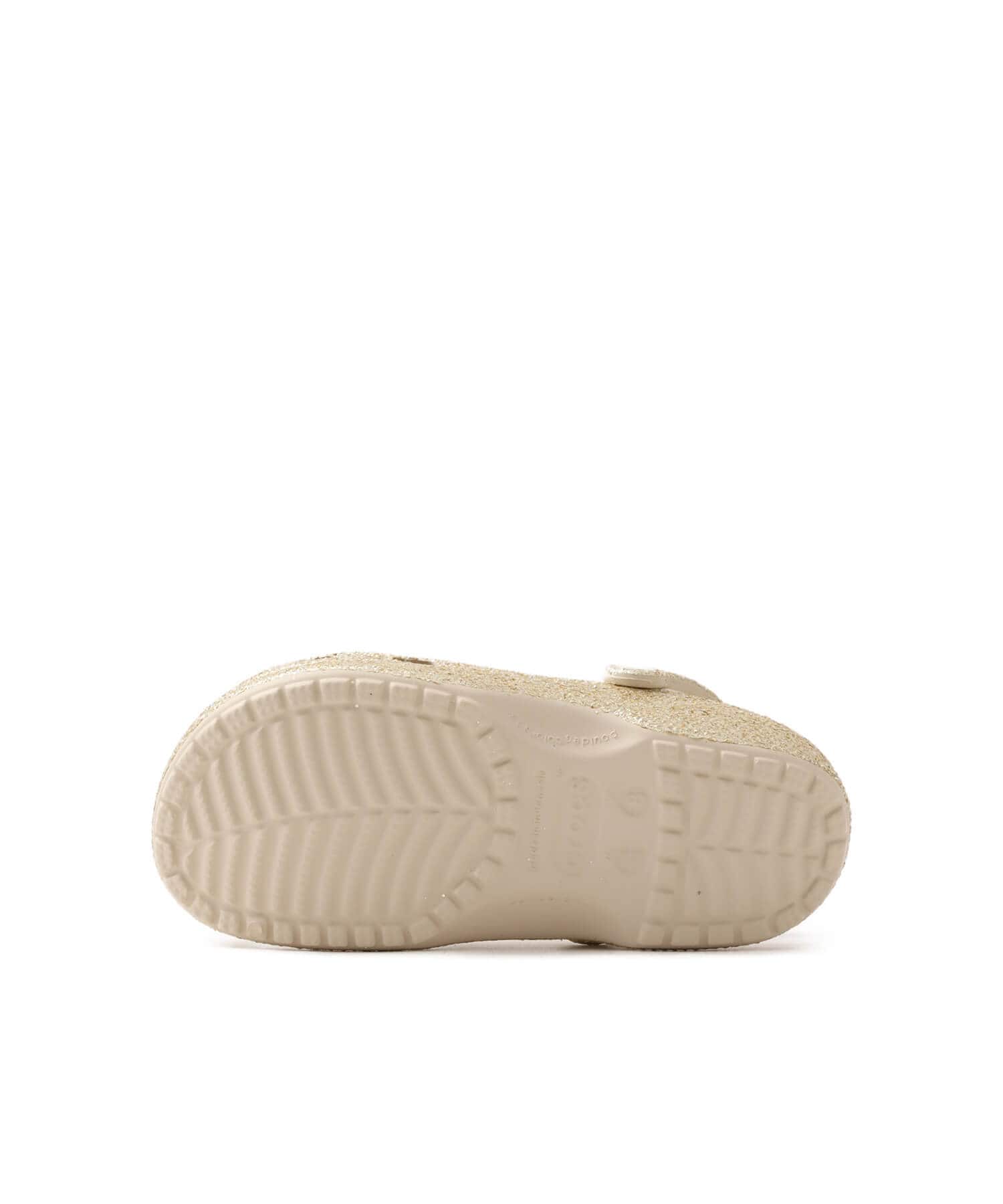 crocs Classic Chunky Glitter Clog Sandstoneの画像
