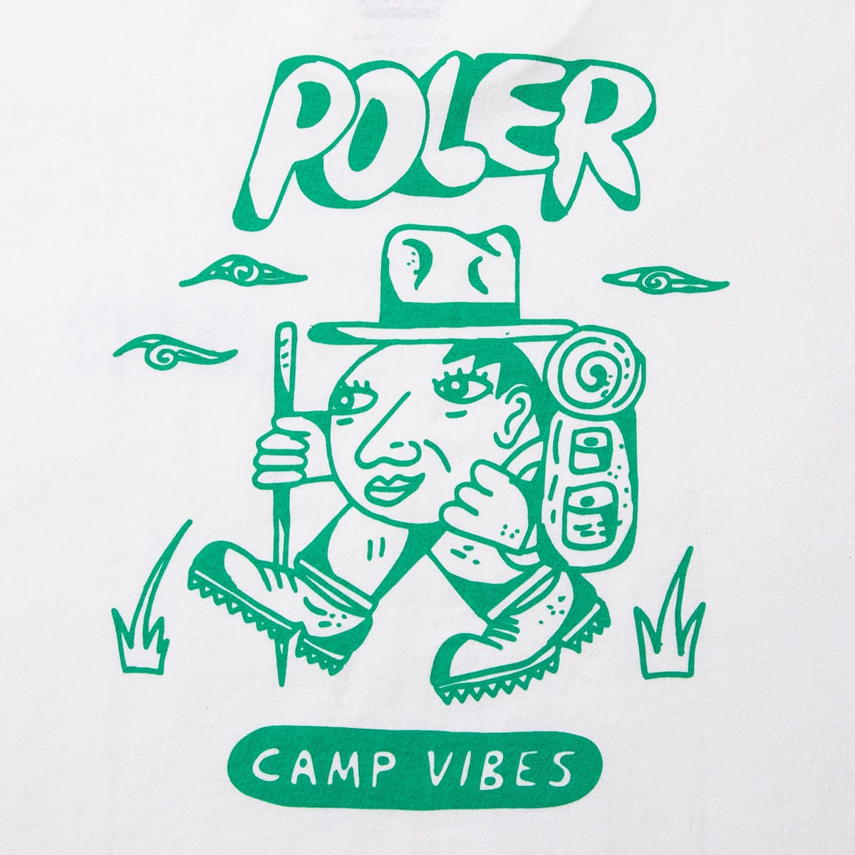POLER HEADED SOUTH TEE WHITE 21SU-Iの画像