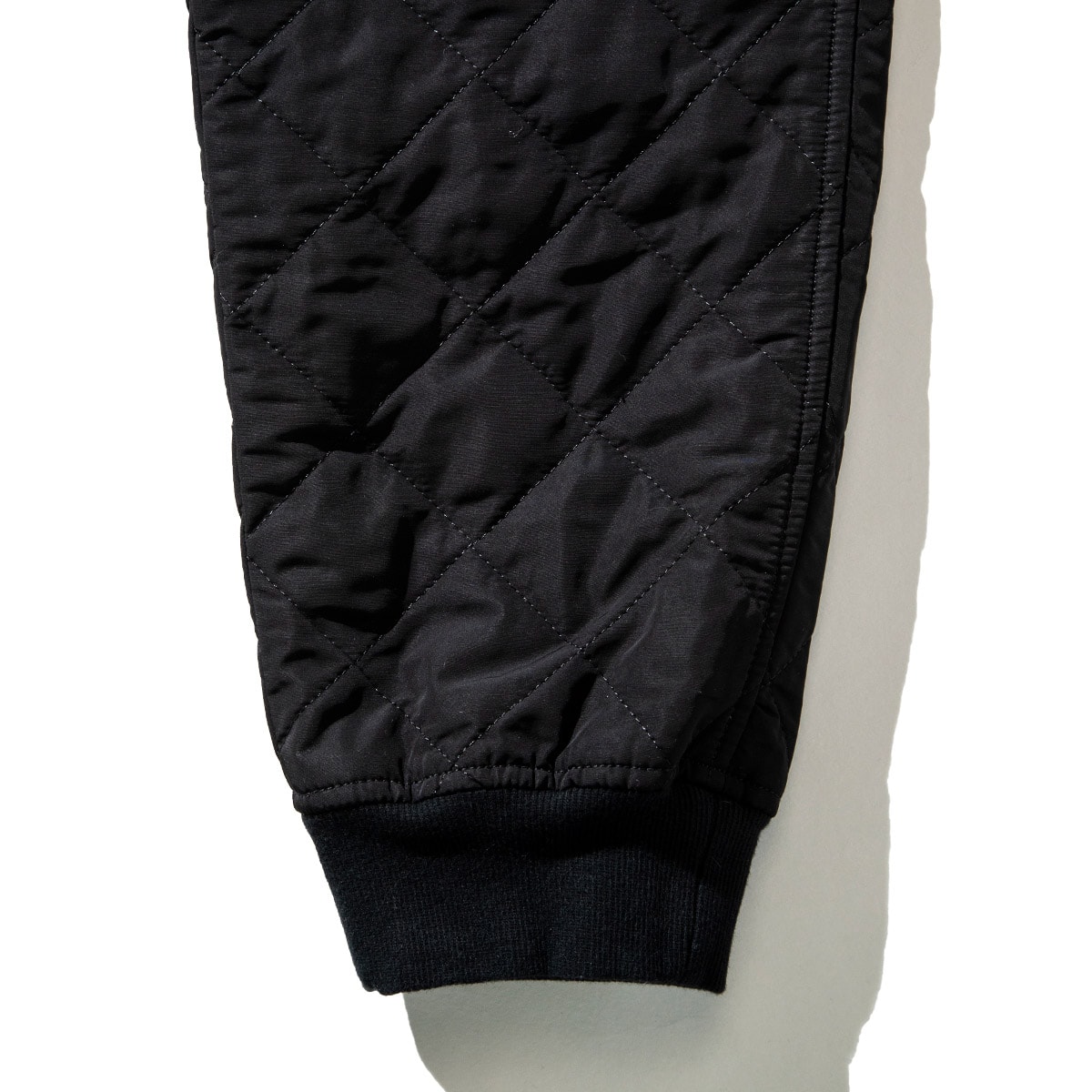 UNFRM OUTDOOR STANDARD PACKABLE DIAMOND QUILT CLIMBING PANTS BLACK 21FW-Iの画像