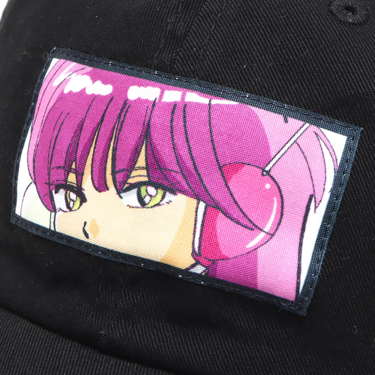 atmos pink 降幡愛 × atmospink グラフィックCAP BLACKの画像
