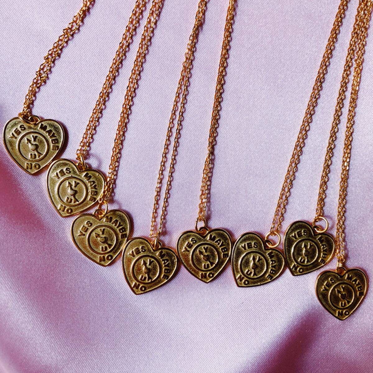 89xiiitokyo ハートネックレス GOLD 21SU-Iの画像