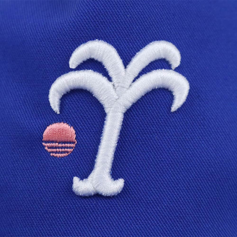Gandhi x Toproc dress x atmos Relax-logo Snapback ROYAL BLUEの画像