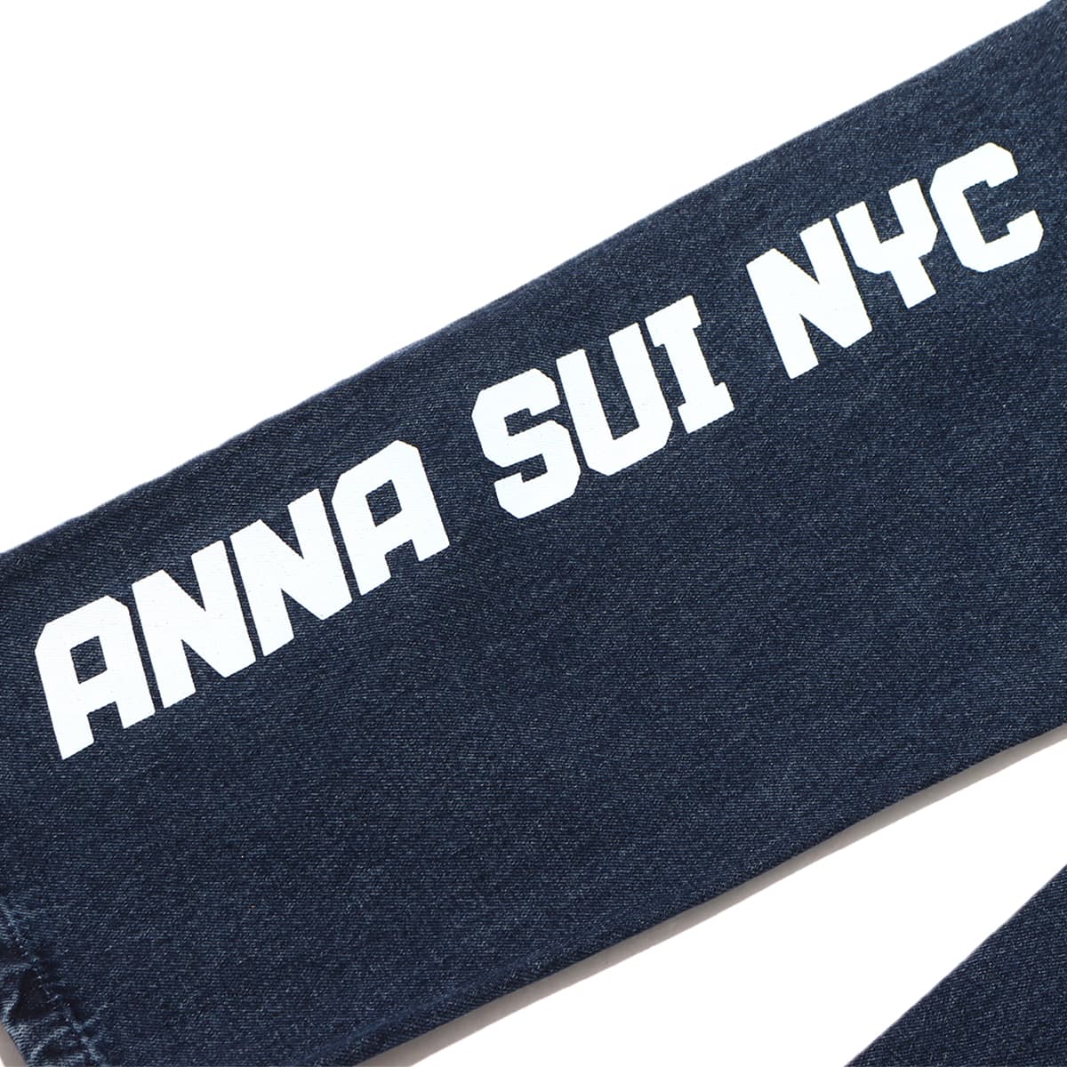 ANNA SUI NYC サイドロゴ デニムパンツ INDIGO 22FA-I