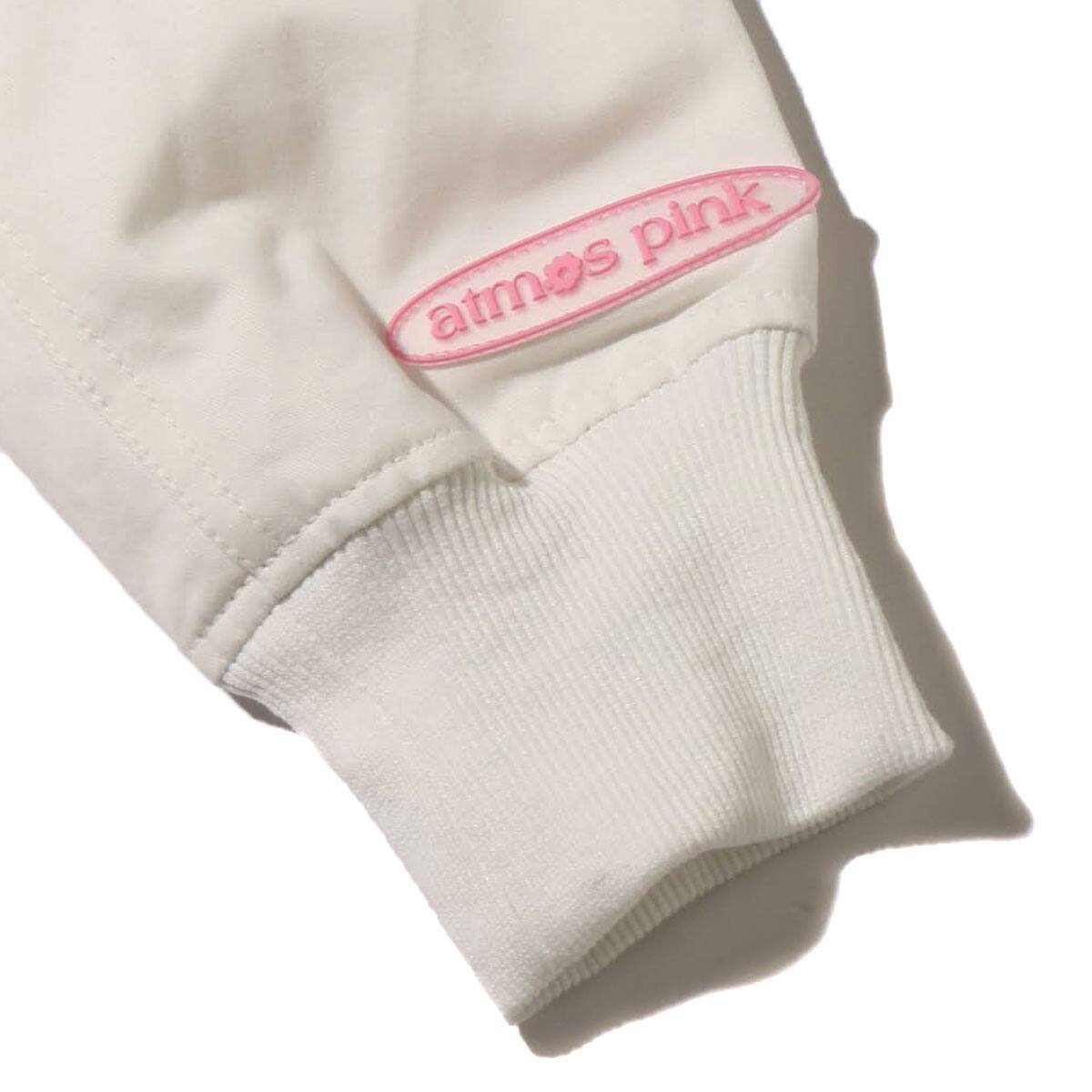 atmos pink サガラワッペンレーシングジャケット WHITE 22SP-I