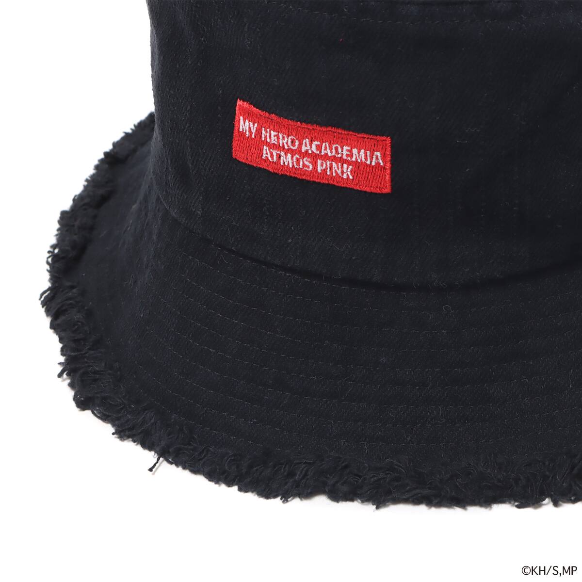 atmos pink × MY HERO ACADEMIA バケットハット BLACKの画像