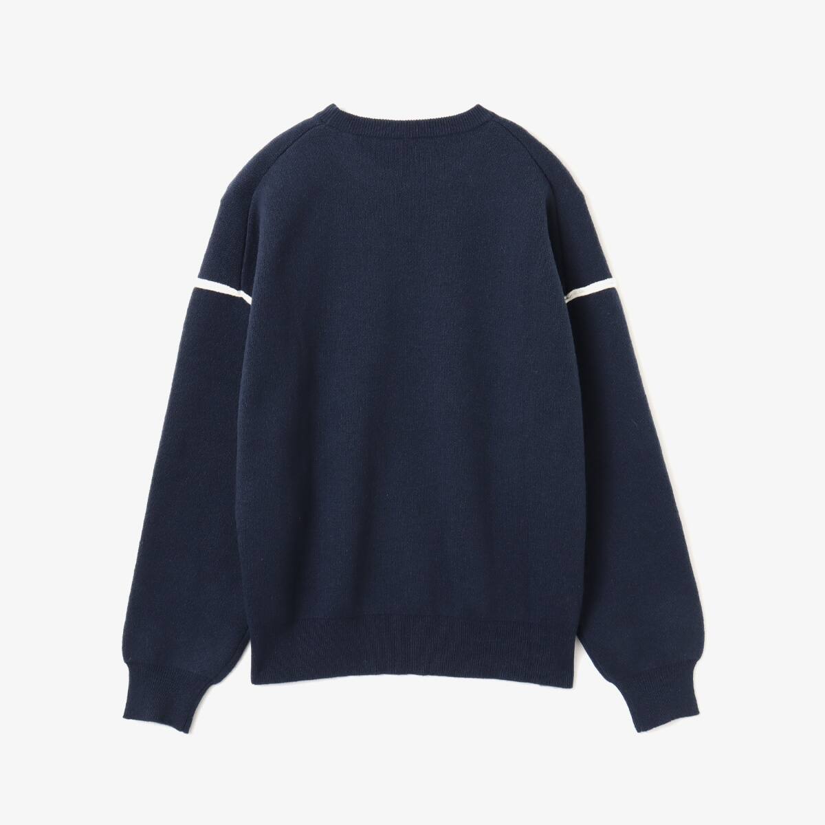 atmos pink Logo Knit Top NAVY の画像