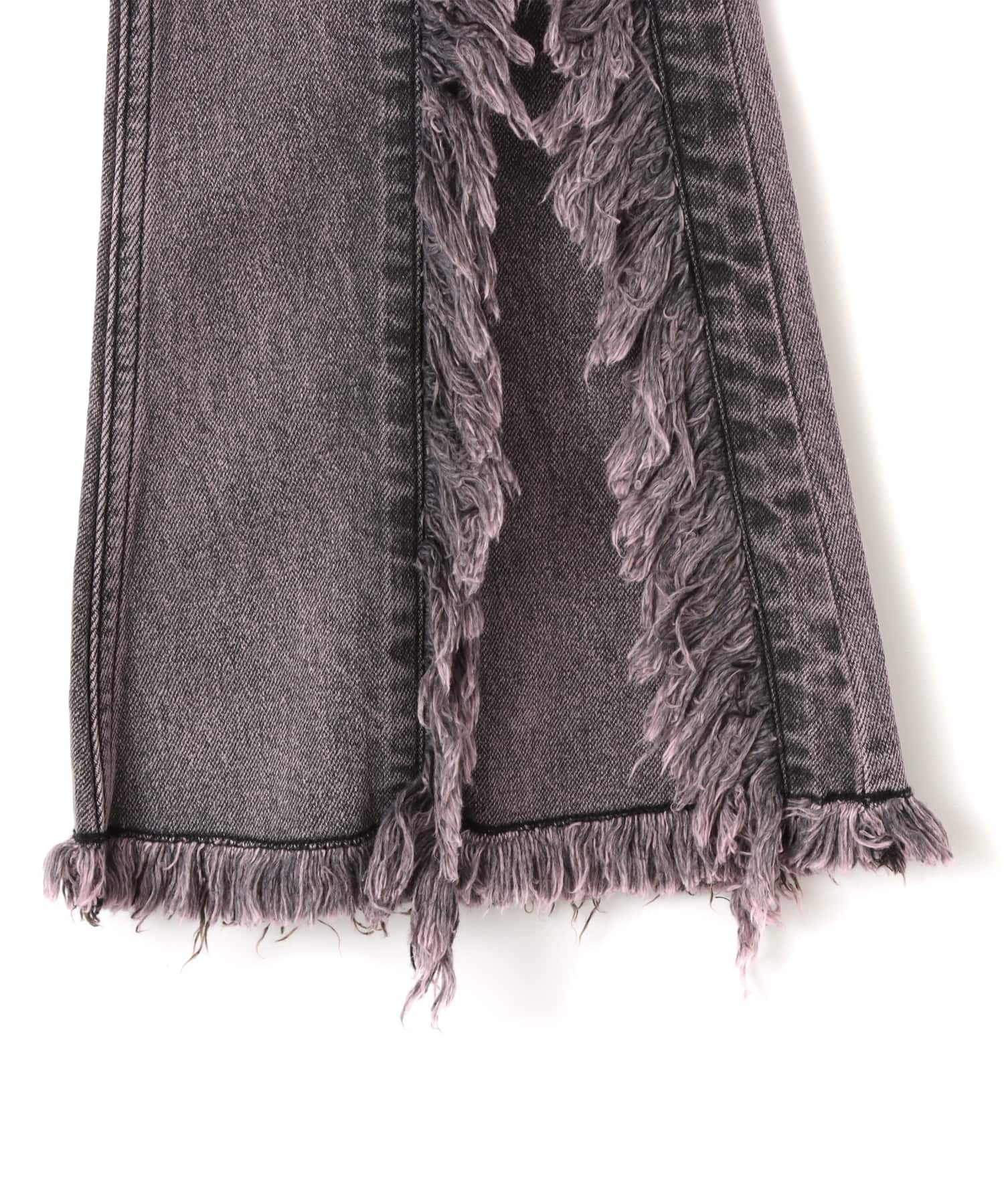 atmos pink Flare Denim Pants PINKの画像