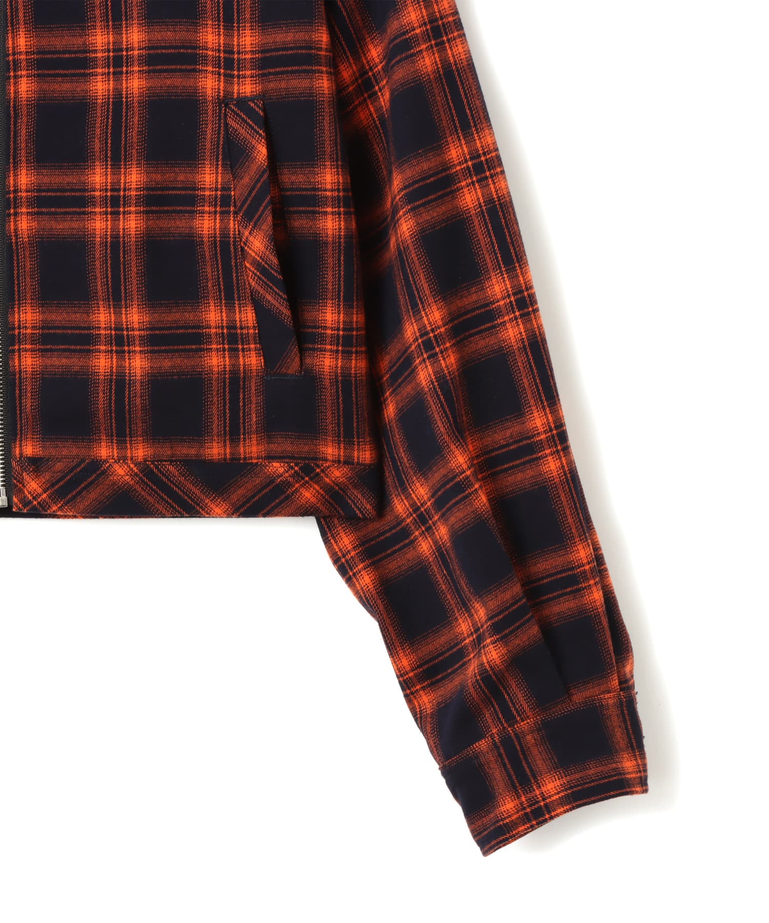 atmos pink Plaid Jacket ORANGEの画像