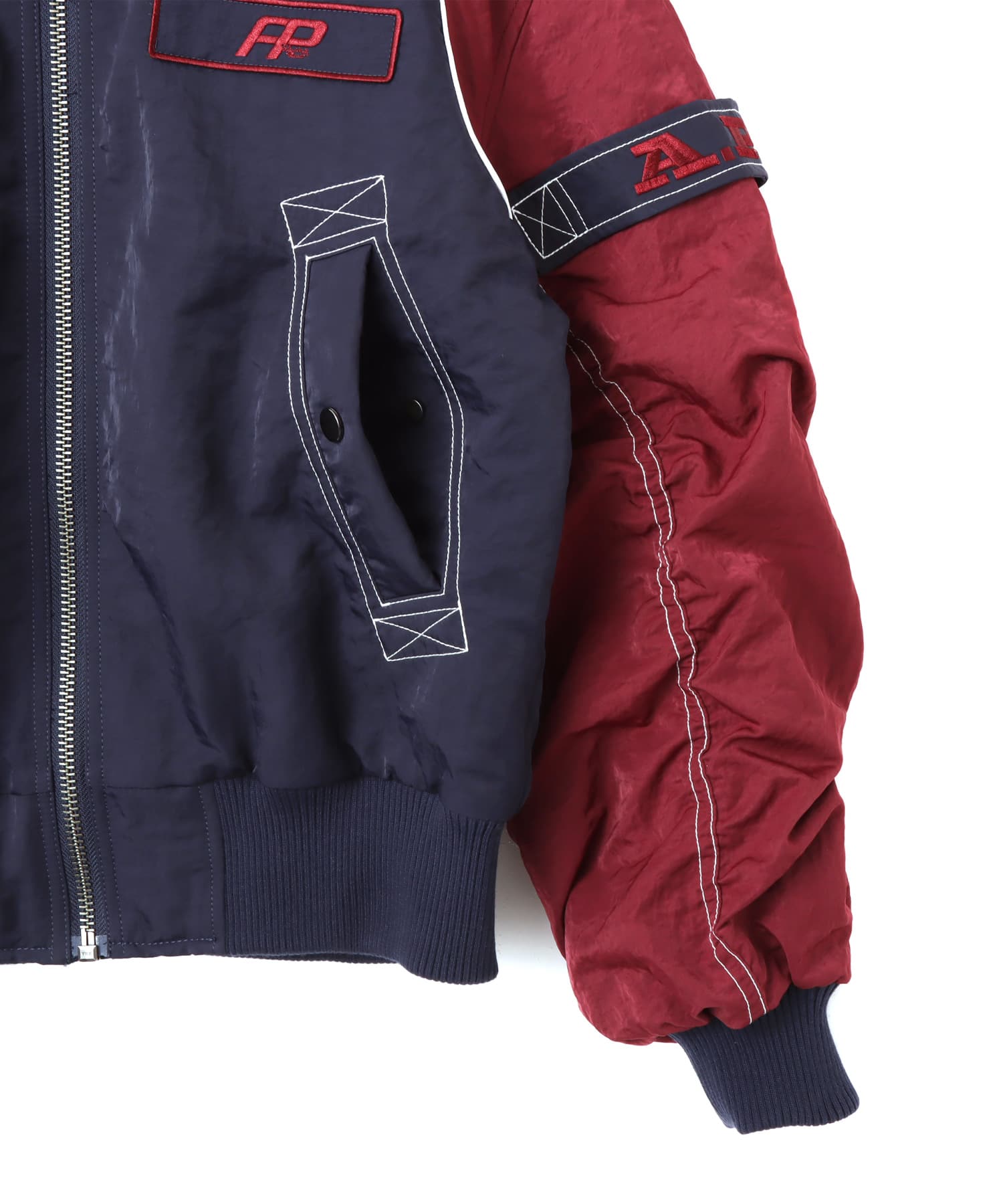 atmos pink x HONDA Bomber Jacket NAVYの画像