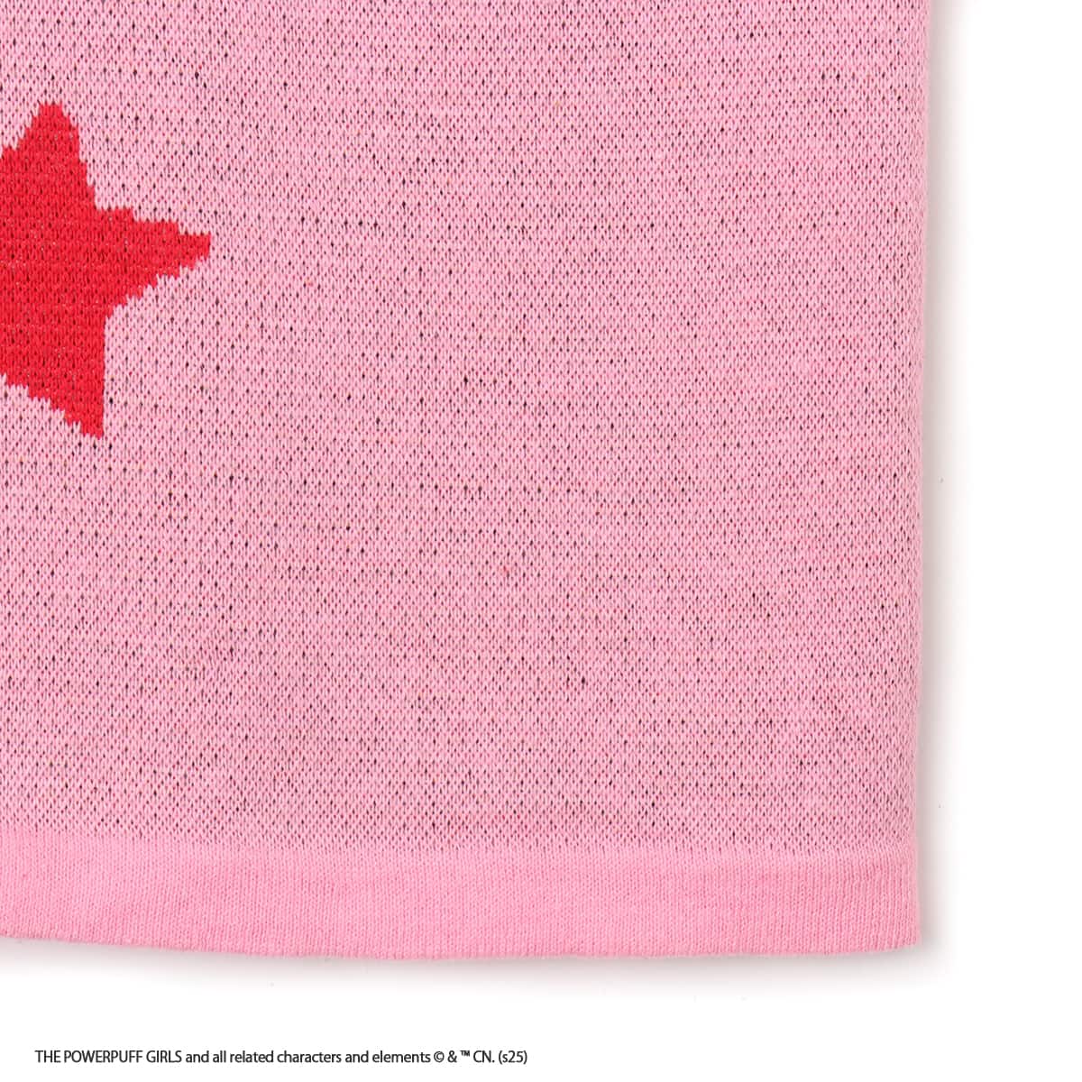 The Powerpuff Girls X atmos pink Jacquard Knit Polo Shirt
