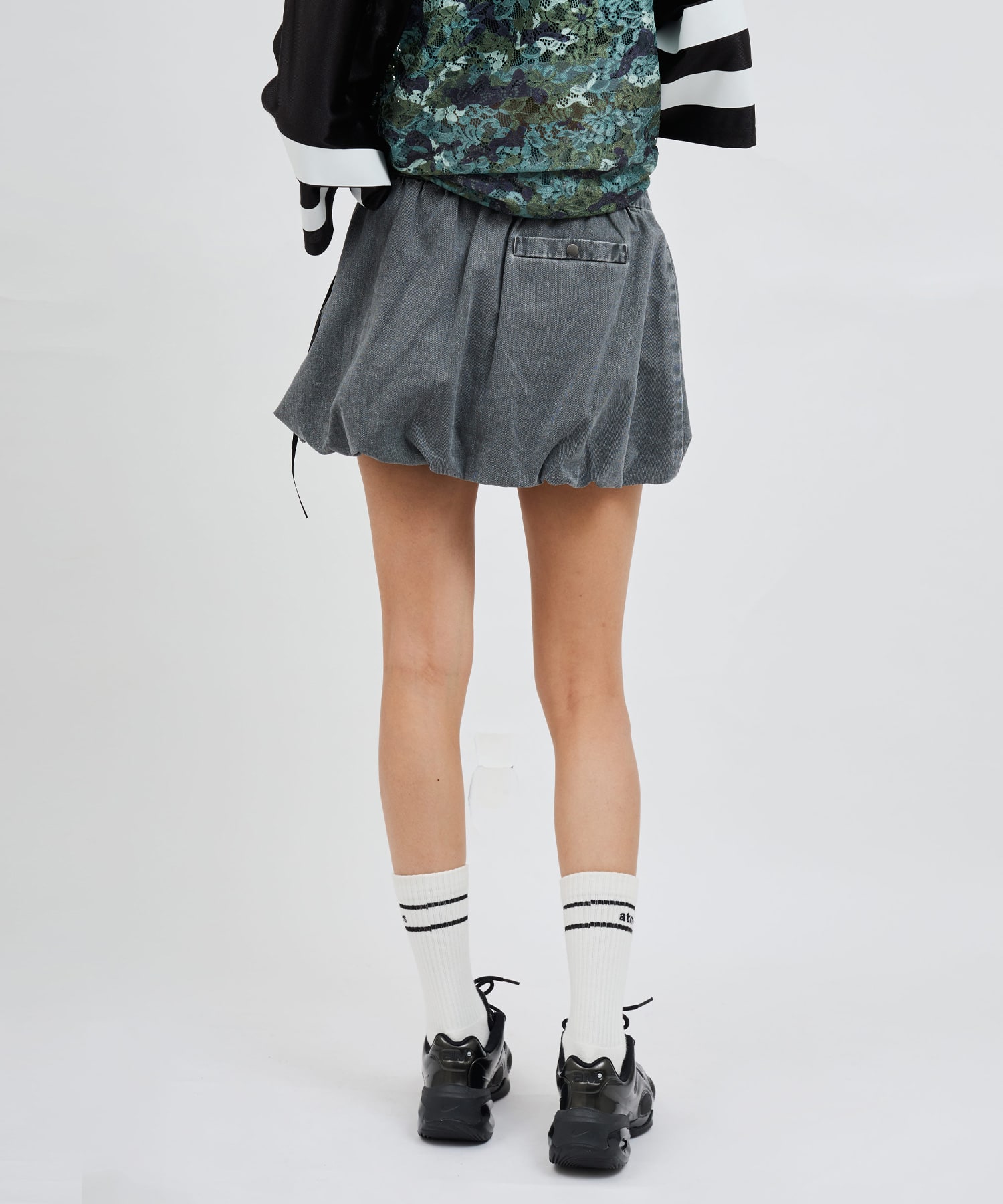 atmos pink Balloon Mini Skirt GRAYの画像