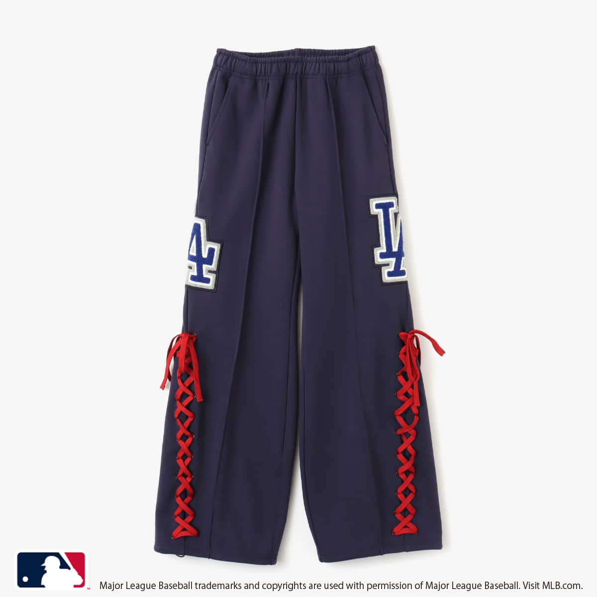 atmos pink MLB Sweat Pants NAVYの画像