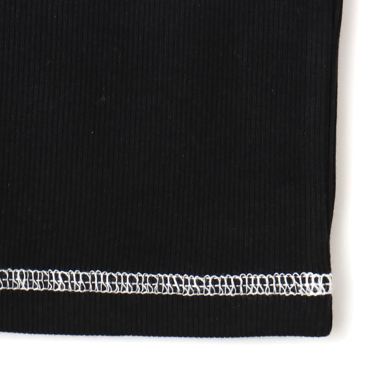 atmos pink Rib Long Sleeve T-shirt BLACKの画像