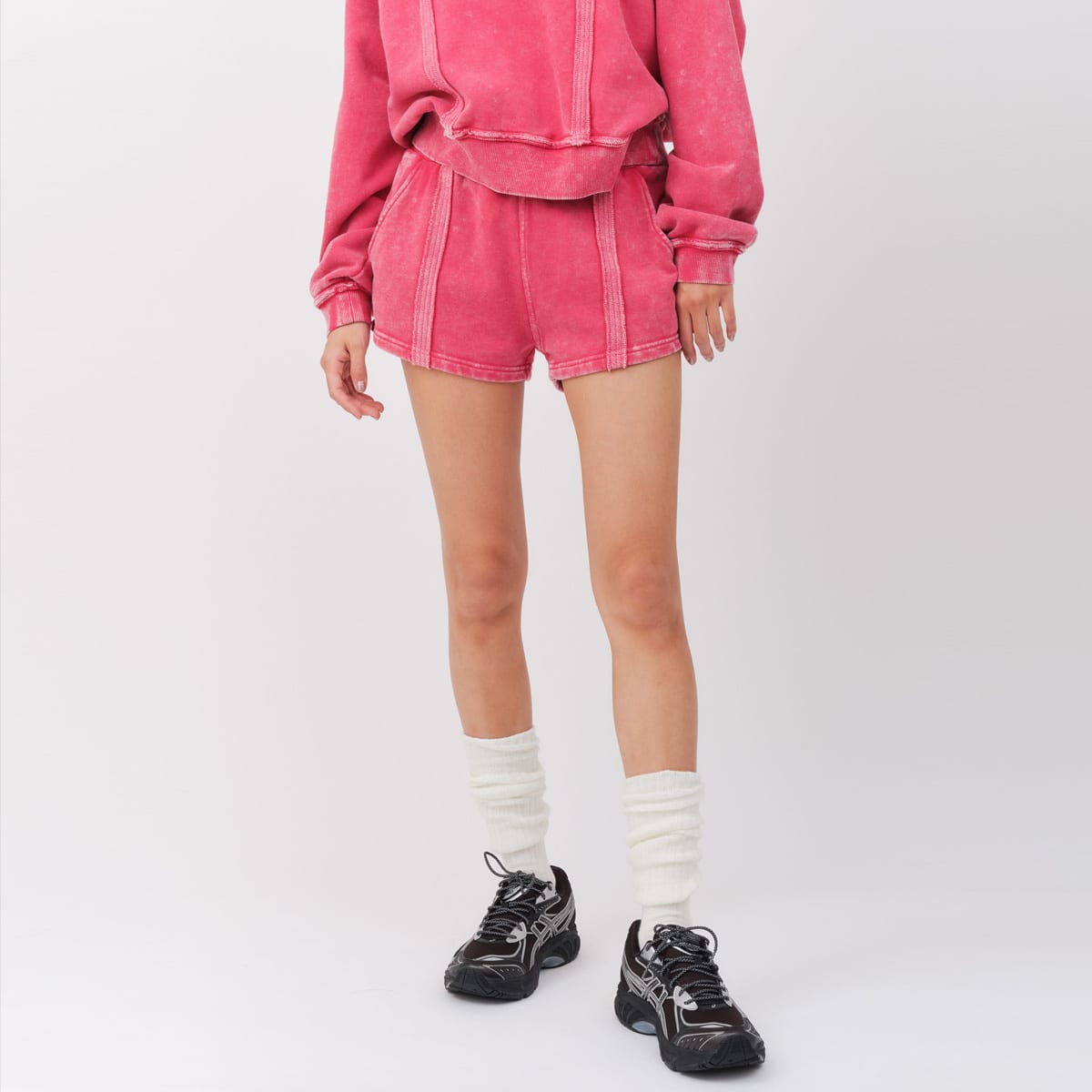 atmos pink Pigment Sweat Short Pants PINKの画像