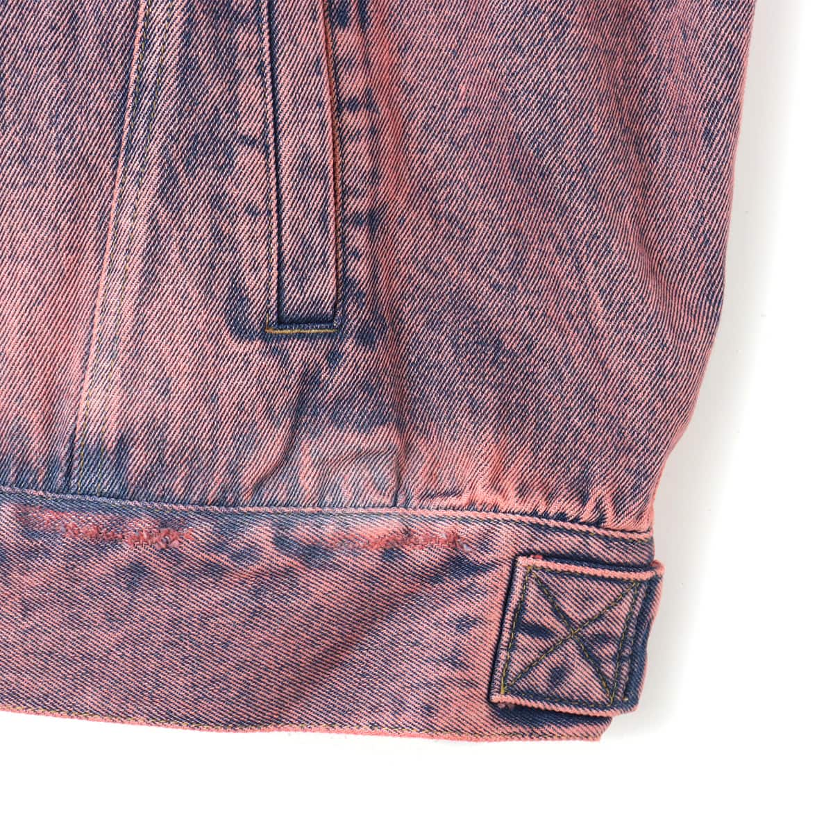 atmos pink Denim Hoodie PINKの画像