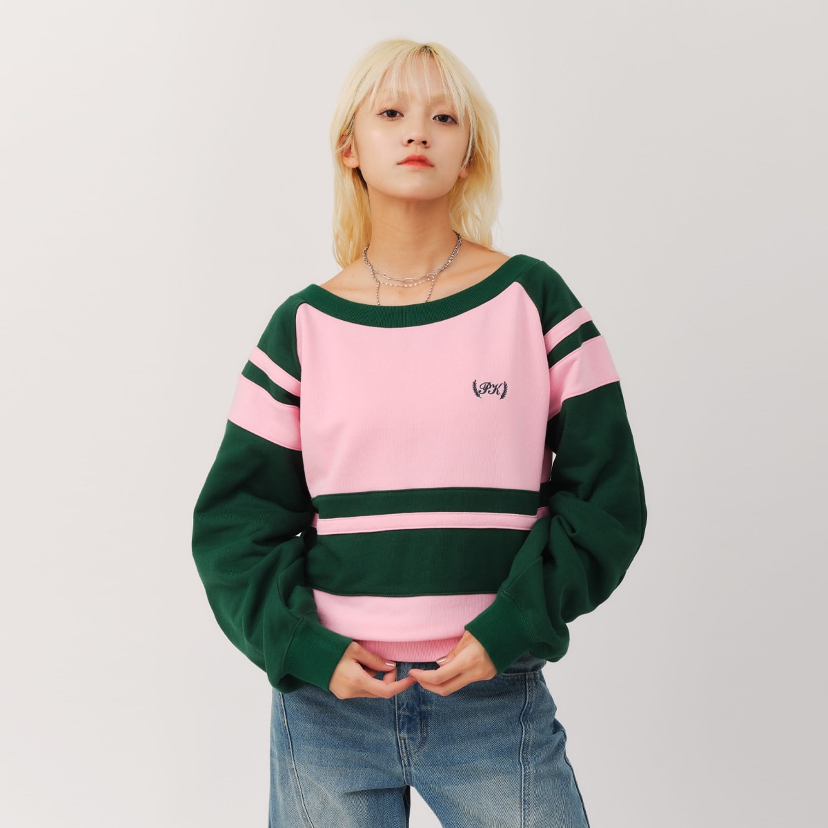 atmos pink 袖絞りボアトップス TX PNK（アトモスピンク