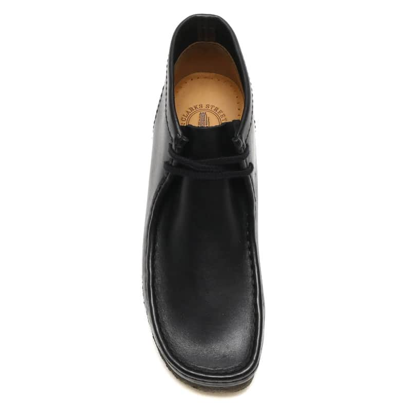 Clarks Wallabee Boot Black Leather