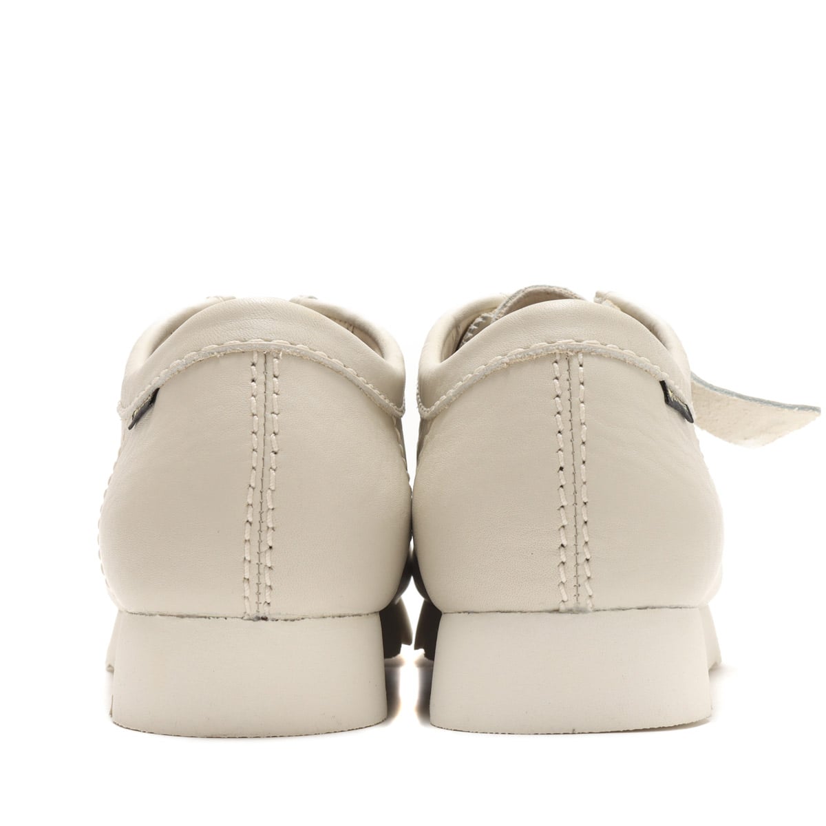 Clarks Wallabee GTX White Leather 21SP-Iの画像