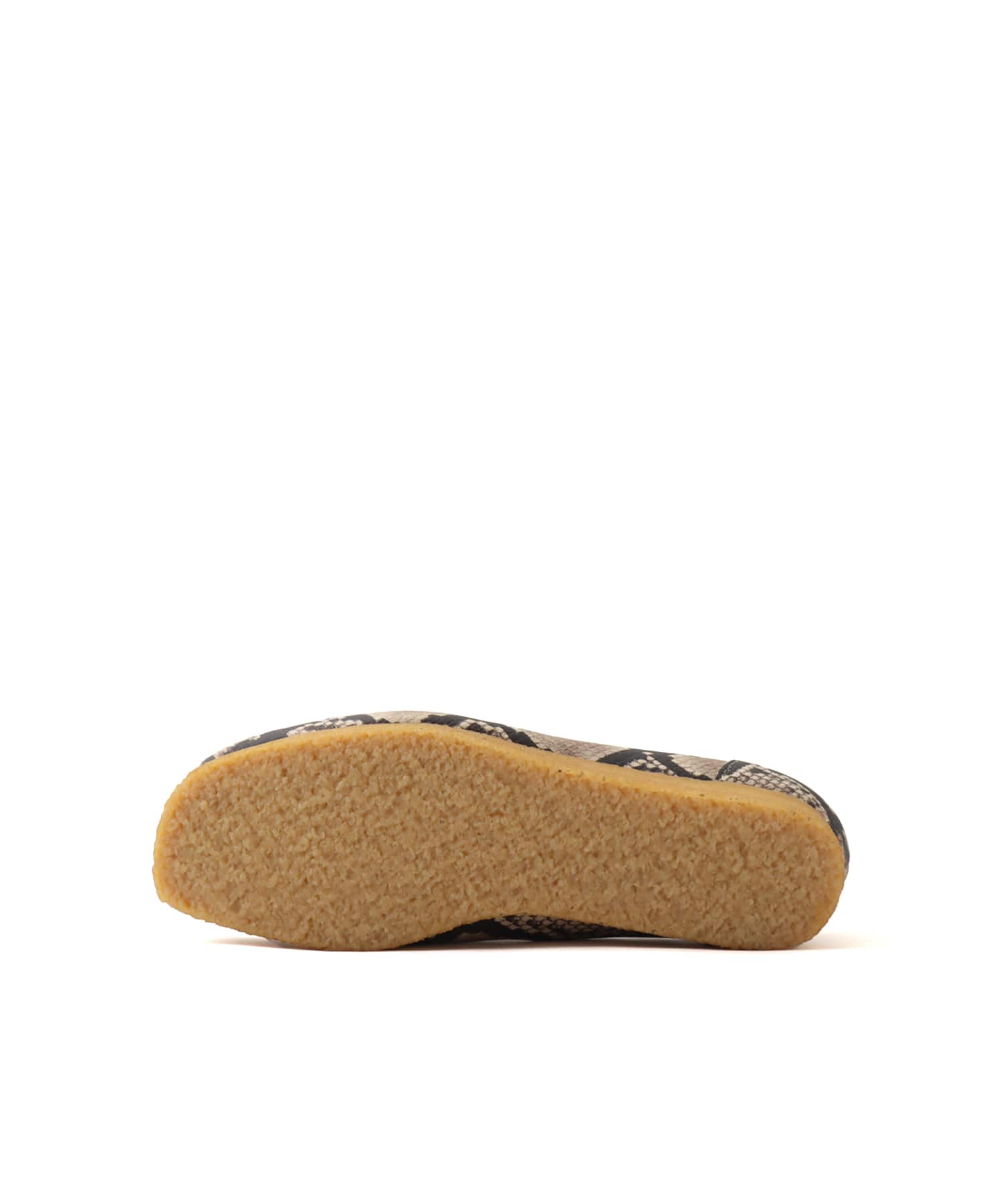 CLARKS WallabeeLoafer Grey Snake Lea Grey Snake Leaの画像