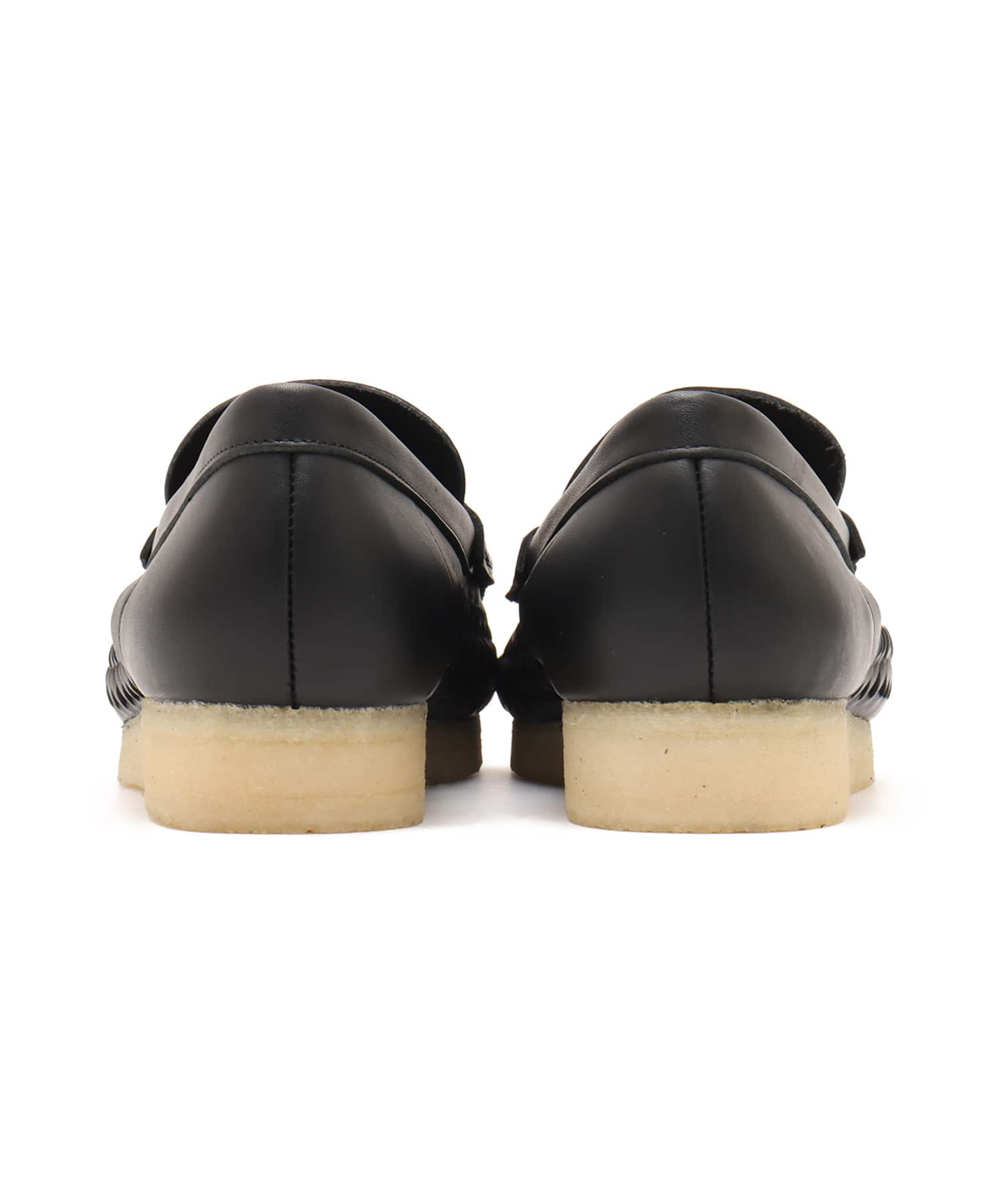 Clarks WB Penny Weave Black Leatherの画像