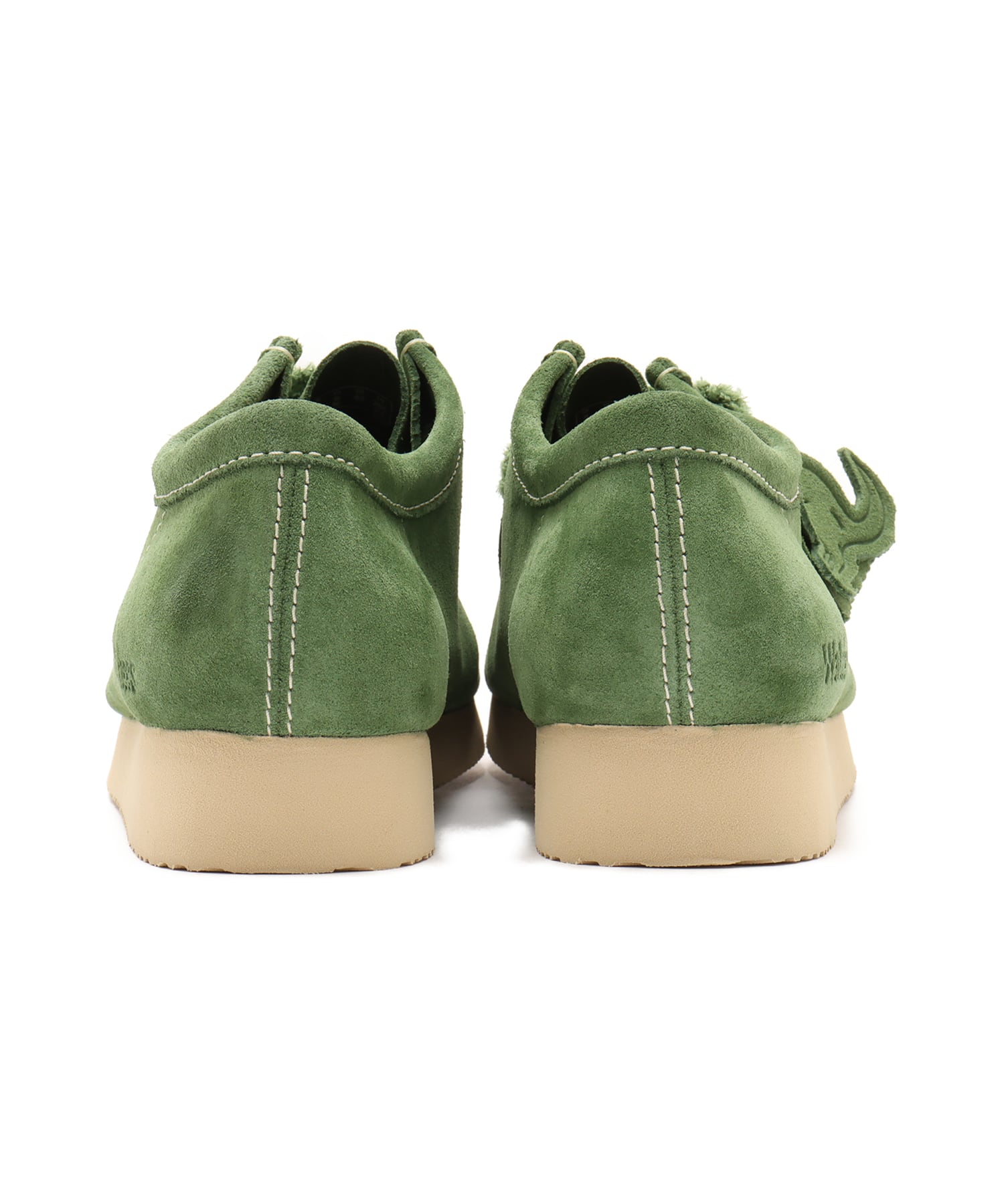 Clarks Wallabee 2604 Green Sdeの画像