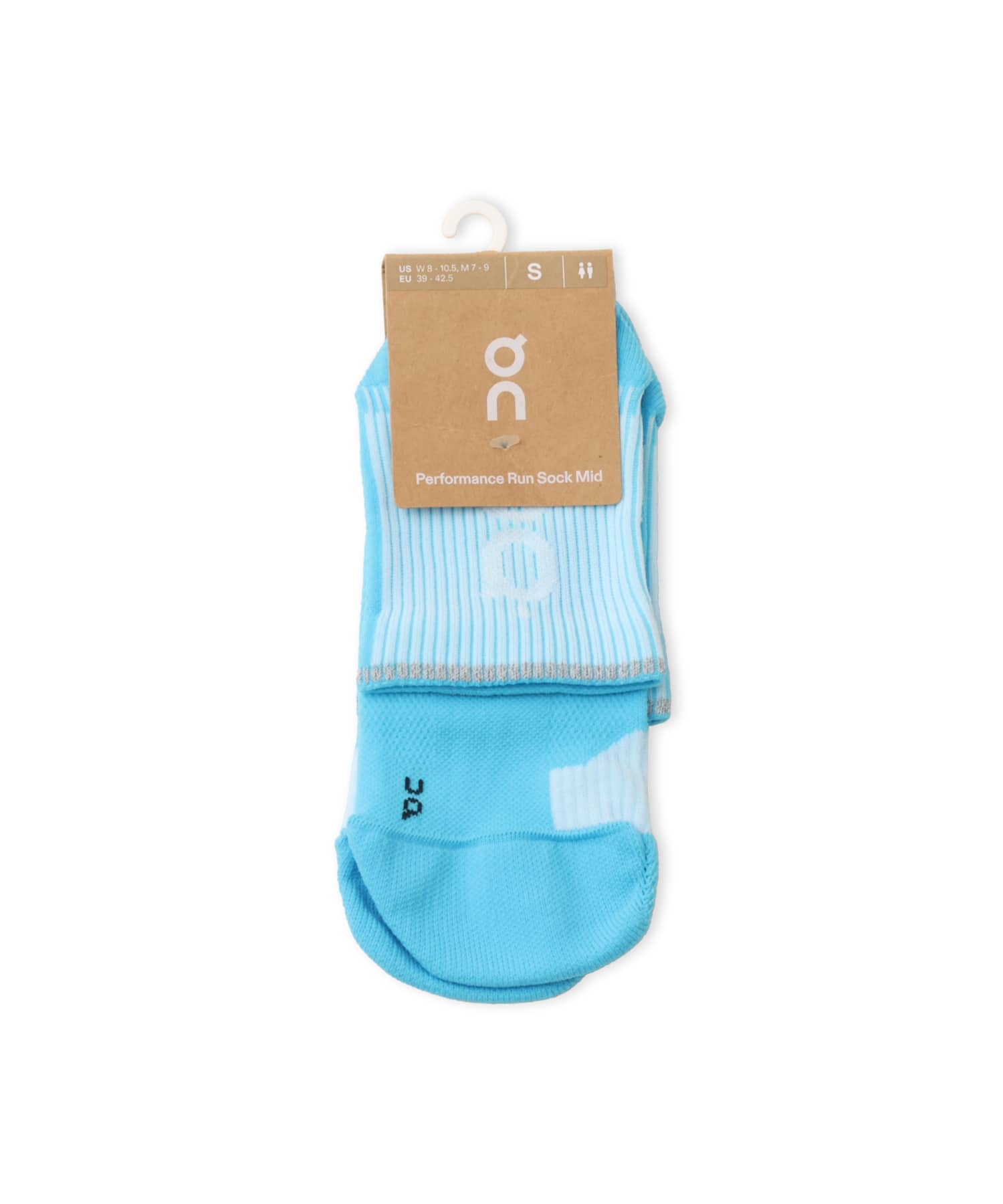 On Performance Run Sock Mid Horizon | Whiteの画像