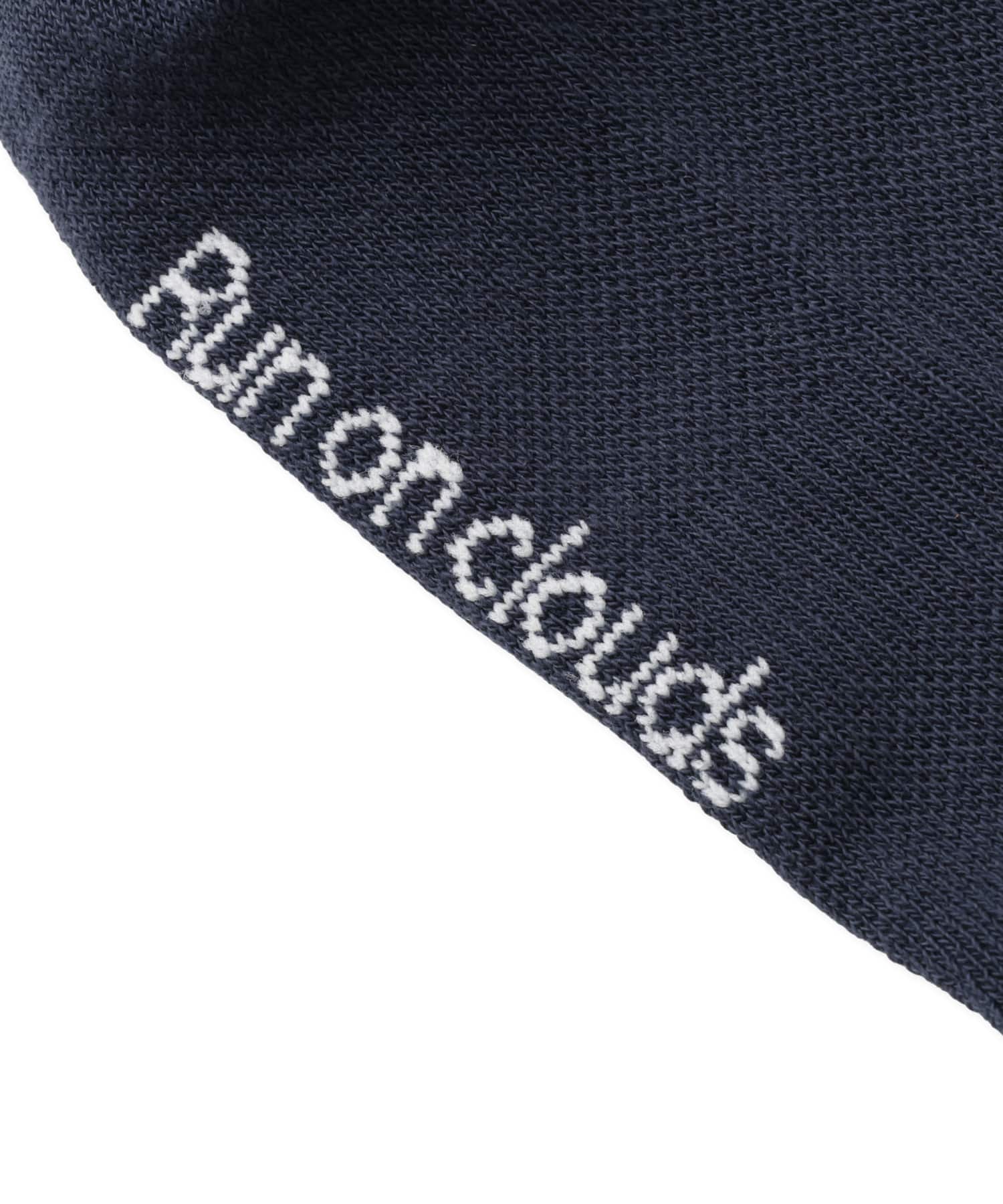 On LOGO SOCK MID 3P 1 U NAVYの画像