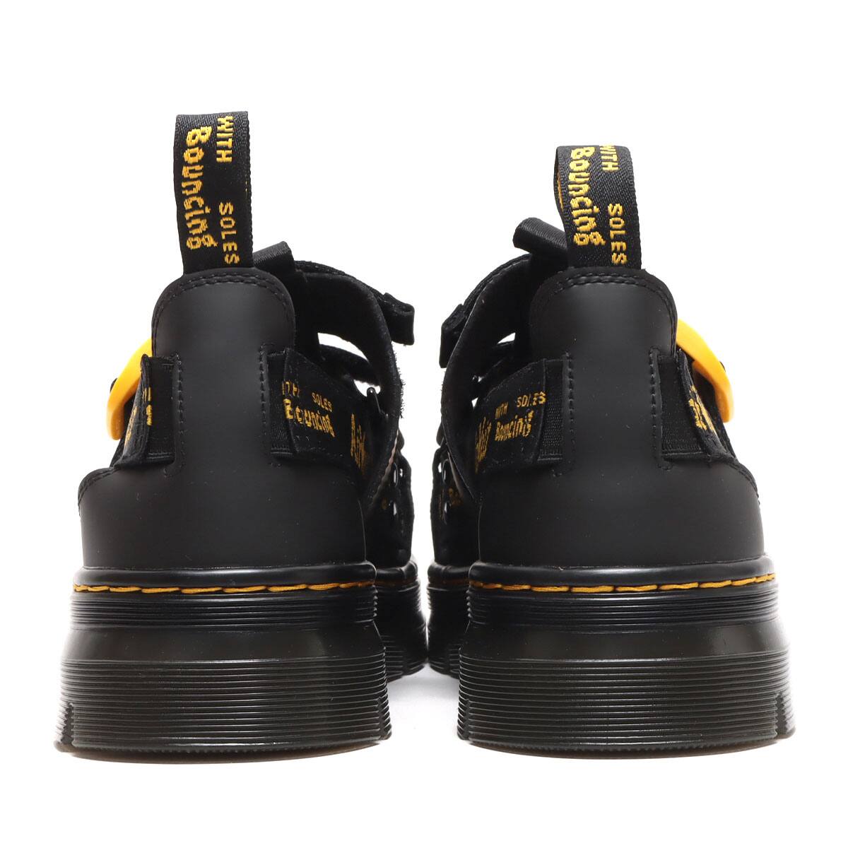 Dr.Martens Pearson II Black Lustre Coated Leather & Black/Dms