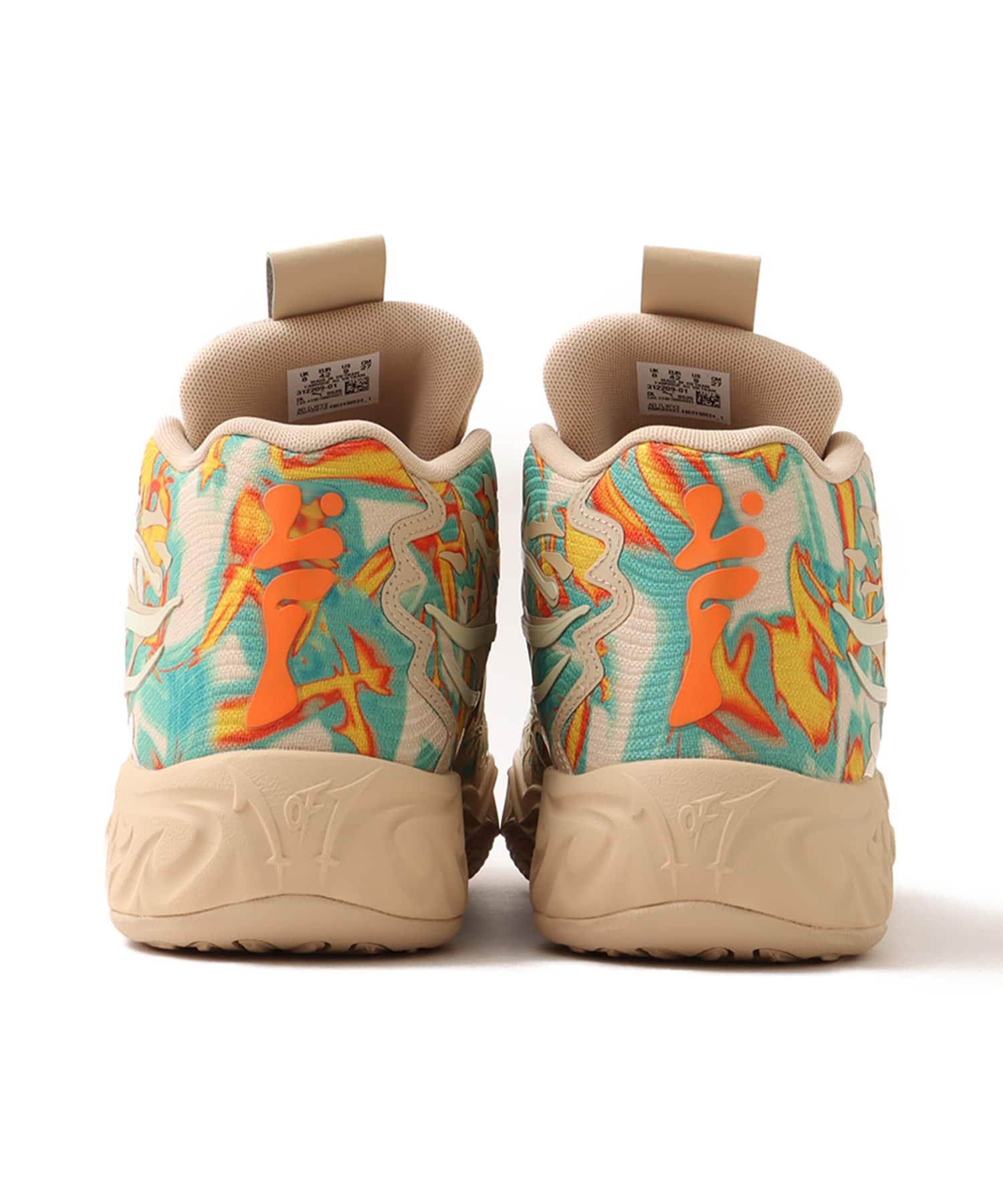 PUMA MB.04 FLARE LIGHT SAND-AQUATIC-ORANGE GLの画像