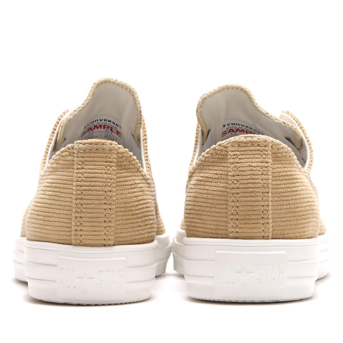 CONVERSE ALL STAR LIGHT CORDUROY SLIP OX BIEGE 22FW-Iの画像