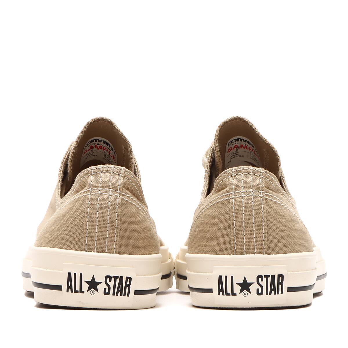 CONVERSE ALL STAR STITCHING OX SAND BIEGEの画像