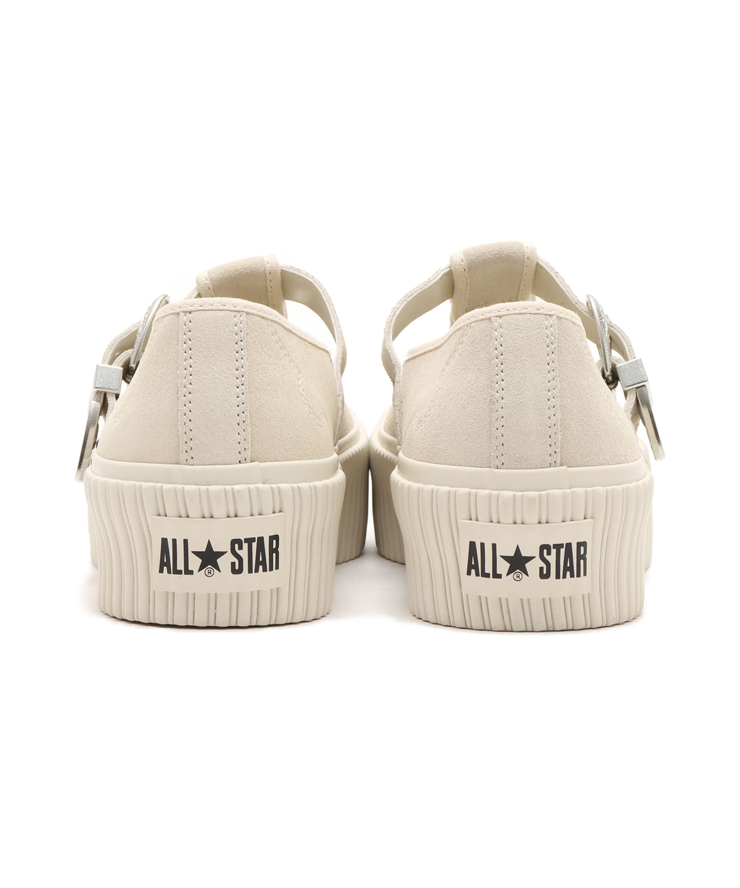 CONVERSE ALL STAR LIFTD RIBTAPE T-STRAP WT OX  STONE WHTの画像