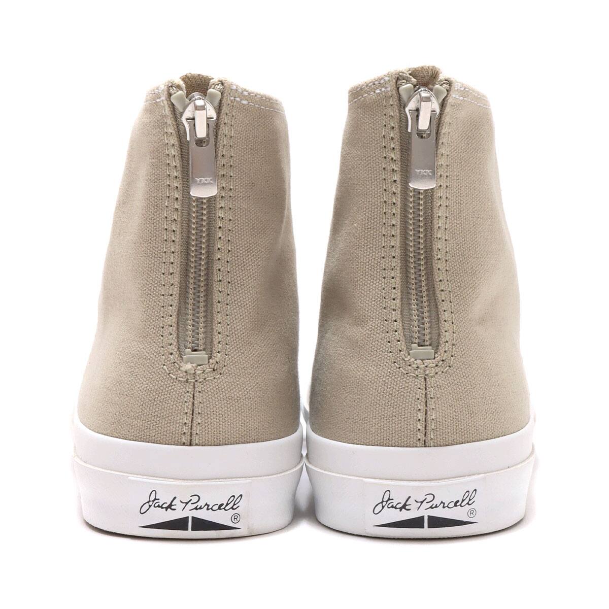 CONVERSE JACK PURCELL BACKZIP RH HI GREY 22SS-Iの画像