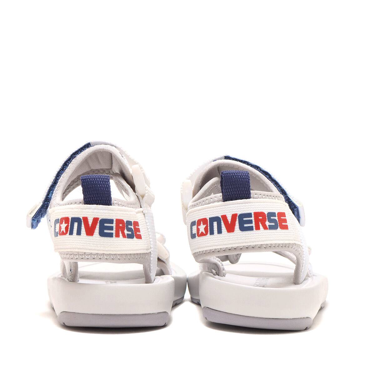 CONVERSE KID'S LOGOSTRAP SANDAL WHITE 22SS-Iの画像