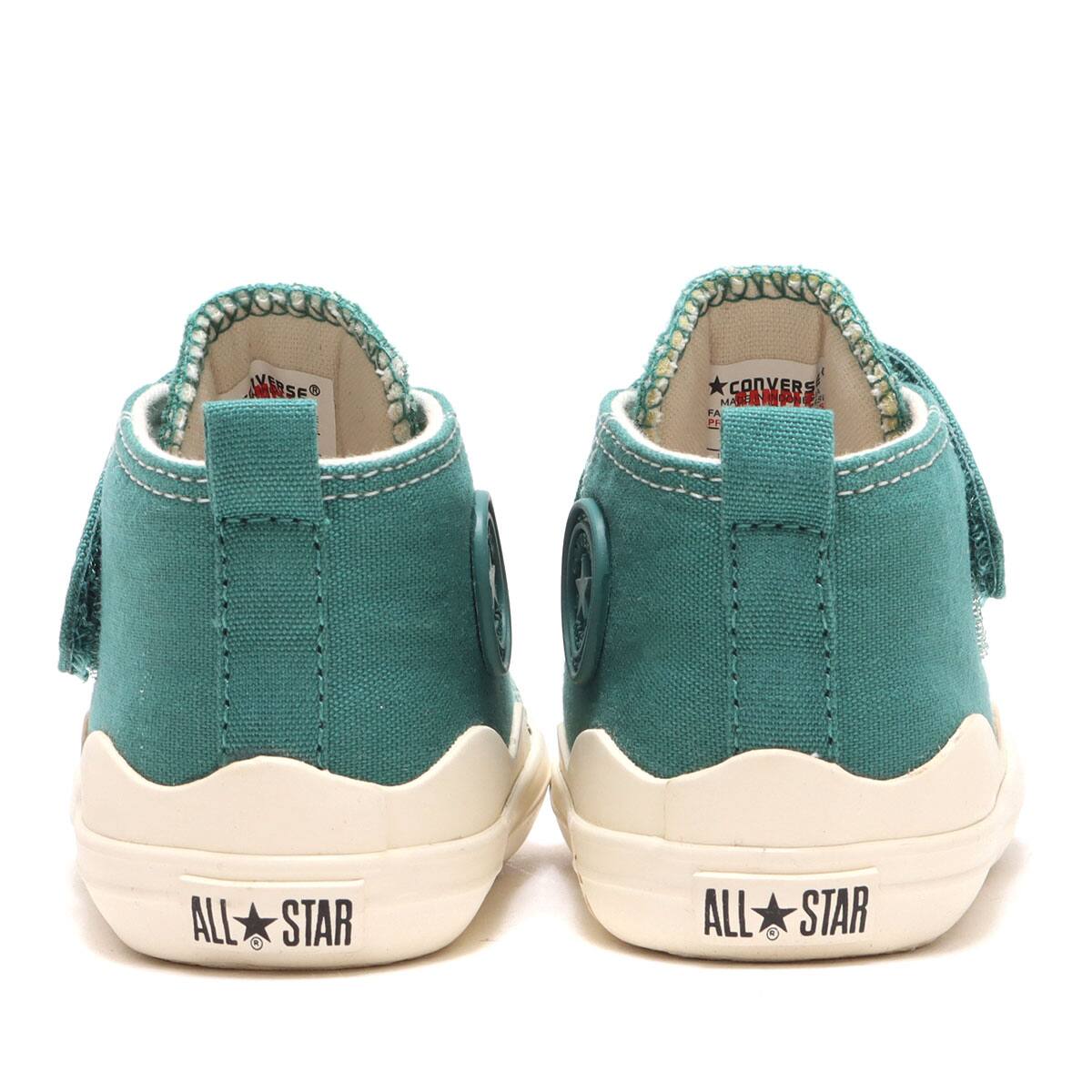CONVERSE BABY ALL STAR N WAVETAPE V-1 GREEN 22FW-Iの画像