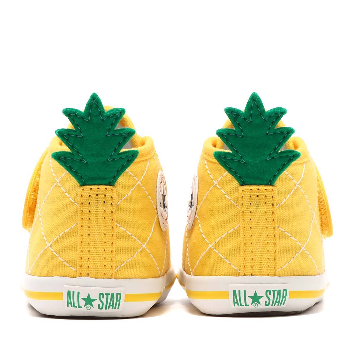 CONVERSE BABY ALL STAR N FRUITY V-1 PINEAPPLEの画像