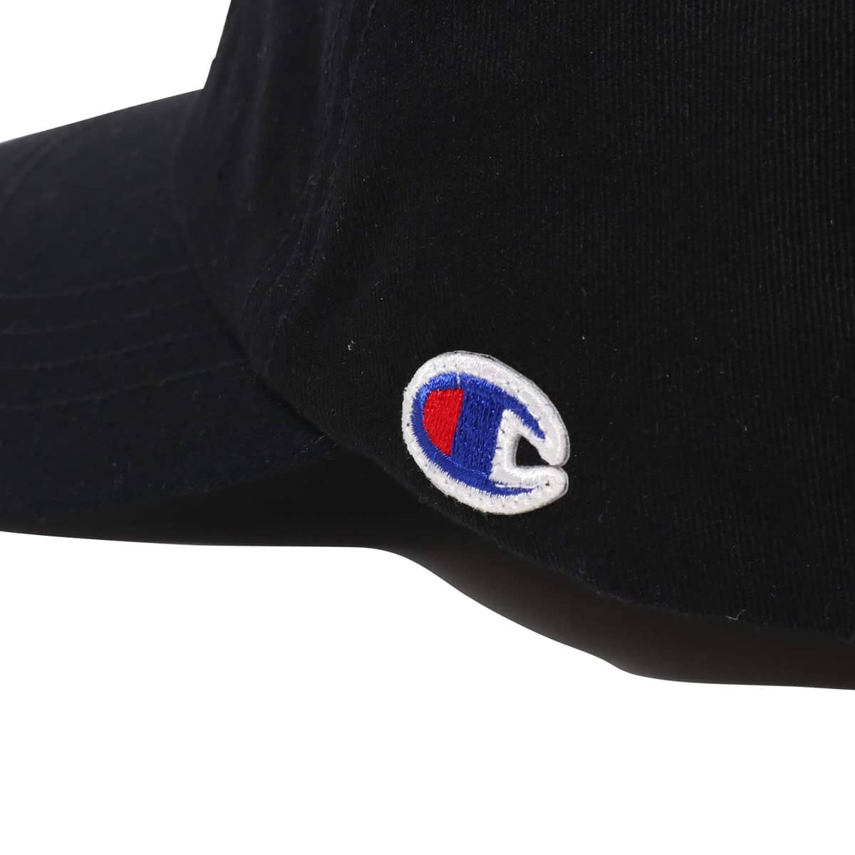 CHAMPION ウェーブ ロゴ ツイル ロー キャップ クロ 18FA-Iの画像