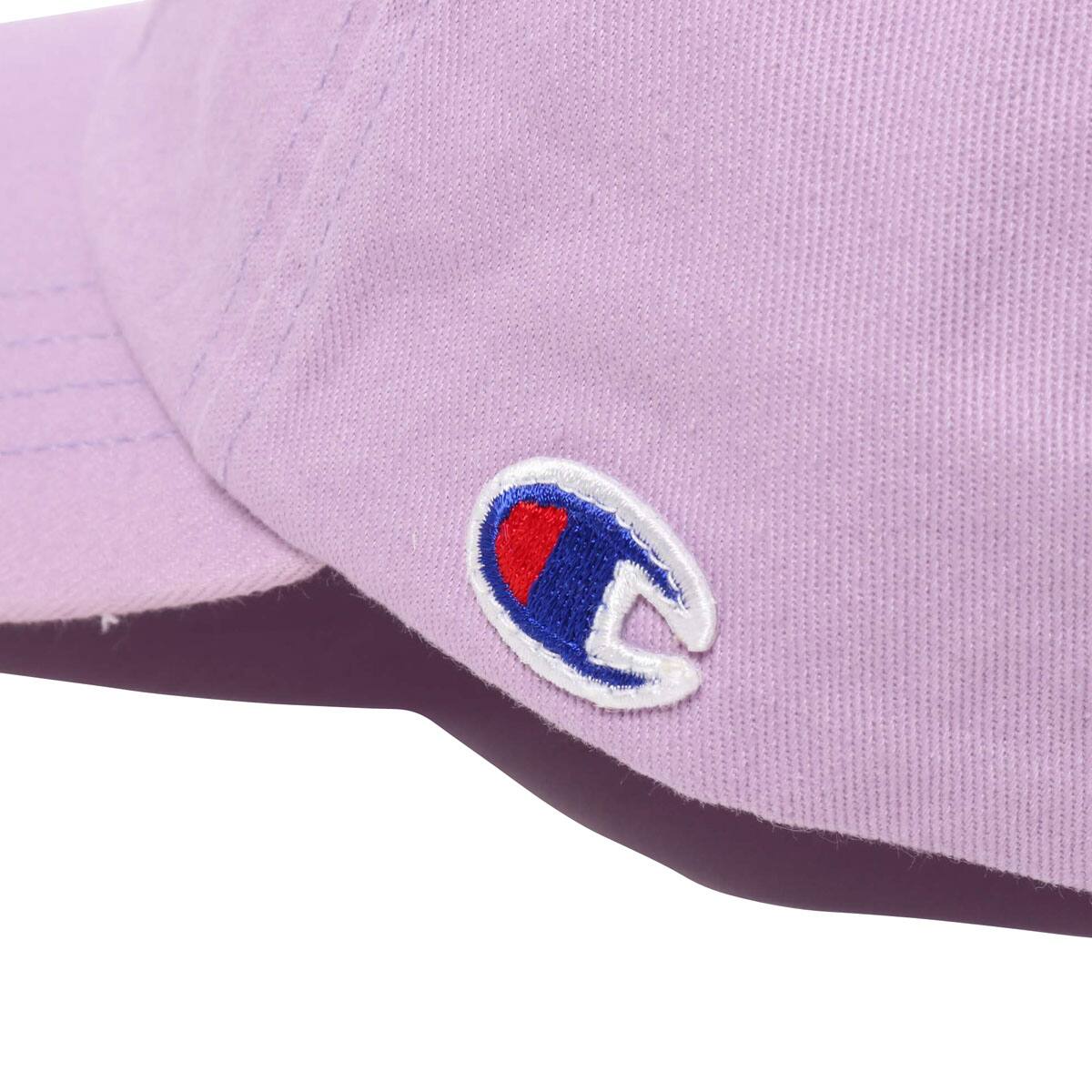 CHAMPION ウェーブ ロゴ ツイル ロー キャップ パープル 18FA-Iの画像