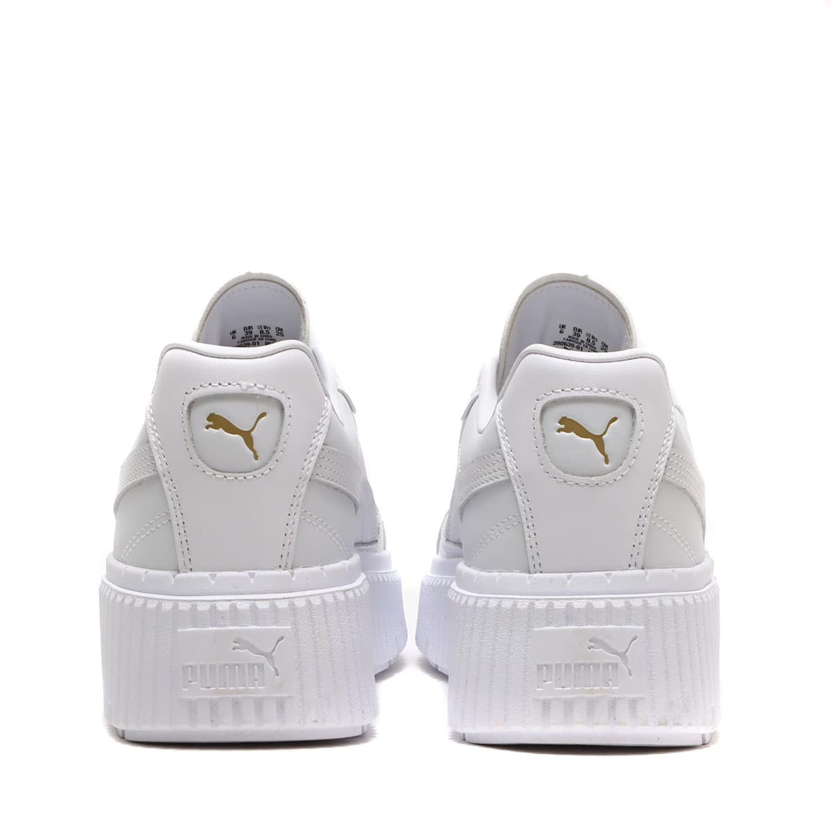PUMA DINARA LTHR WNS PUMA WHITEの画像