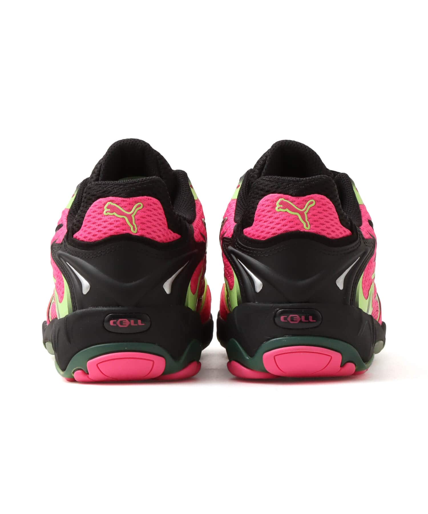PUMA INHALE FLURO PINK PES-GREEN GLAREの画像