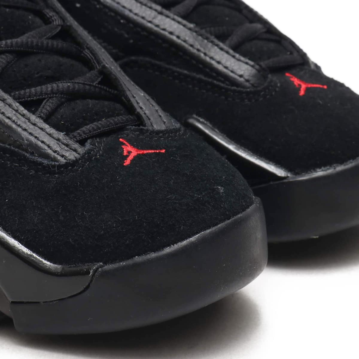 JORDAN BRAND AIR JORDAN 14 RETRO BG  BLACK/VARSITY RED-BLACKの画像