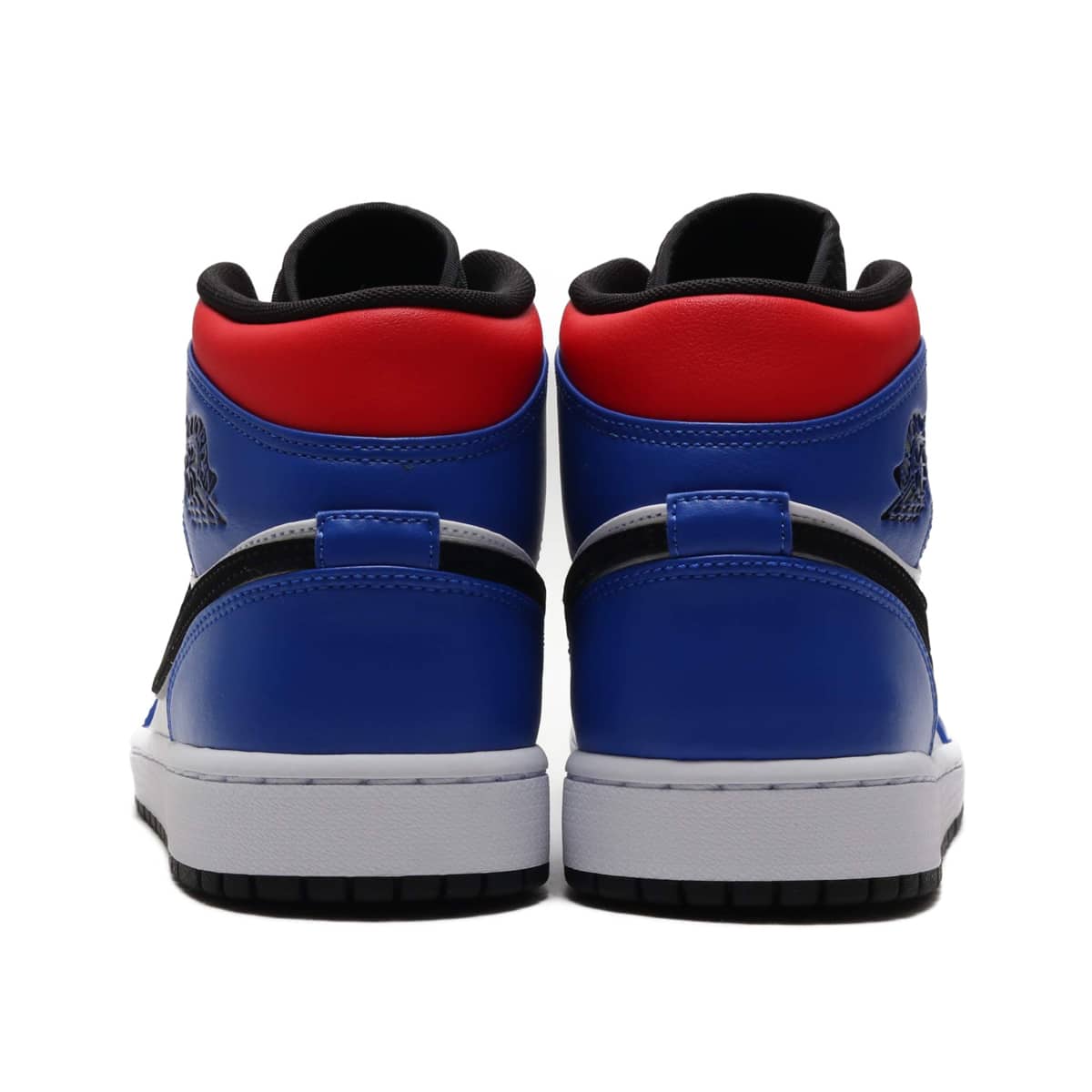 JORDAN BRAND AIR JORDAN 1 MID  WHITE/BLACK-HYPER ROYAL-UNIVERSITY RED 19SP-Iの画像