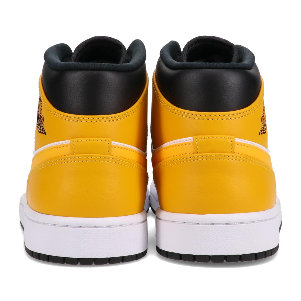JORDAN BRAND AIR JORDAN 1 MID WHITE/UNIVERSITY GOLD-BLACK 21SP-Iの画像