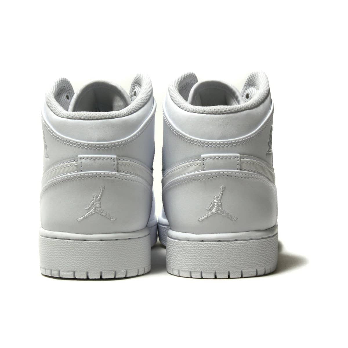 JORDAN BRAND AIR JORDAN 1 MID BG  WHITE/PURE PLATINUM-WHITE 18SP-Iの画像